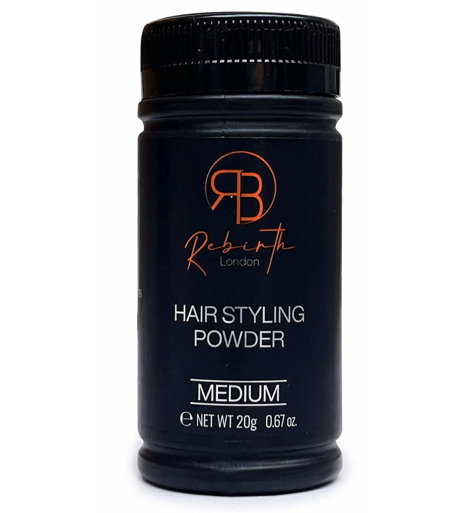 Rebirth Hair Powder Men Unisex 20g - Instant Volume & Thickening for All Hair Types - Medium Hold, Fresh Smell - Buy Online on GoSupps.com