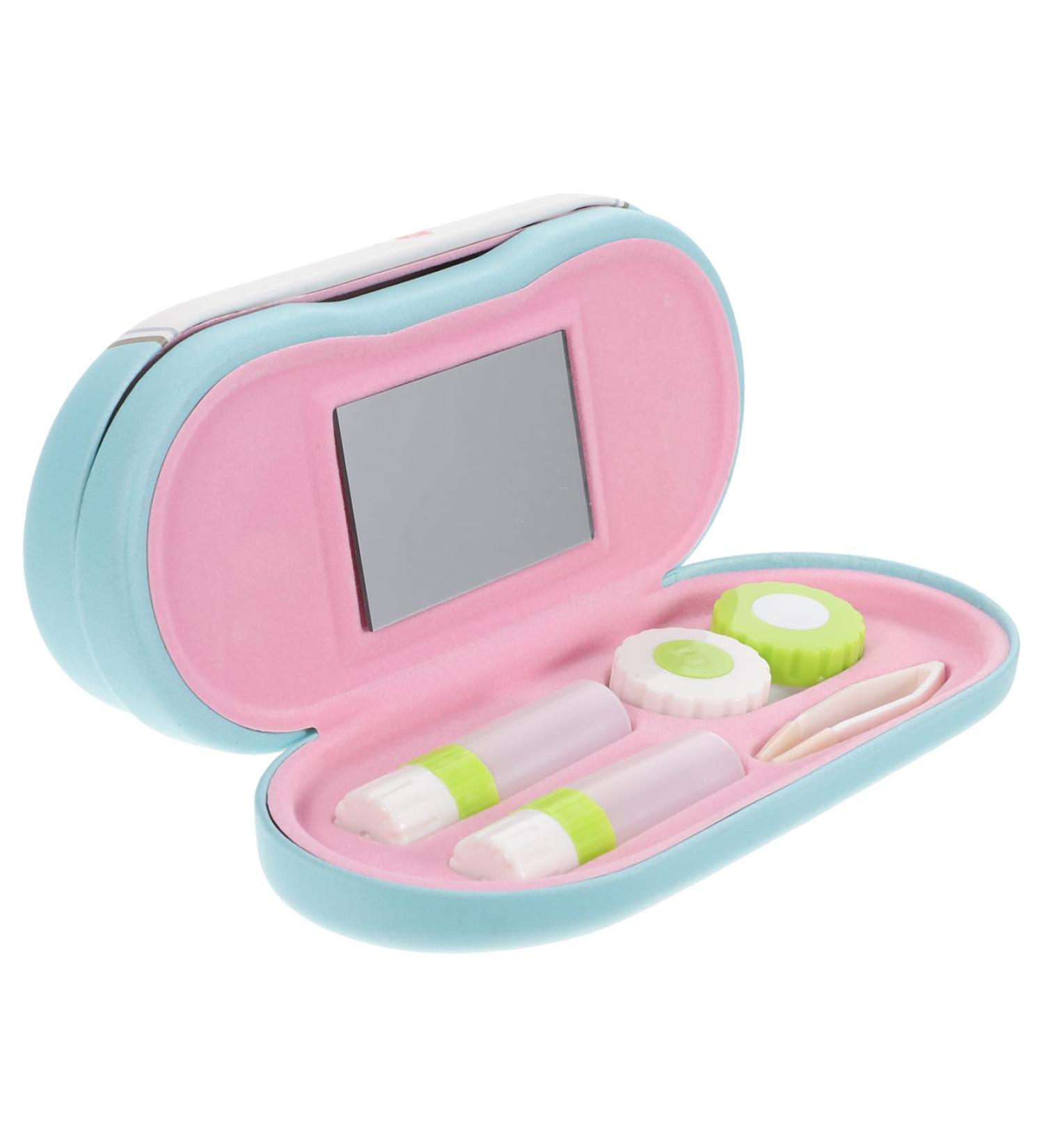 Buy Healvian Double-Lodged Glasses Case - Travel Storage for Sunglasses & Tweezers | Durable PU Design for Optimal Protection - Buy Online on GoSupps.com