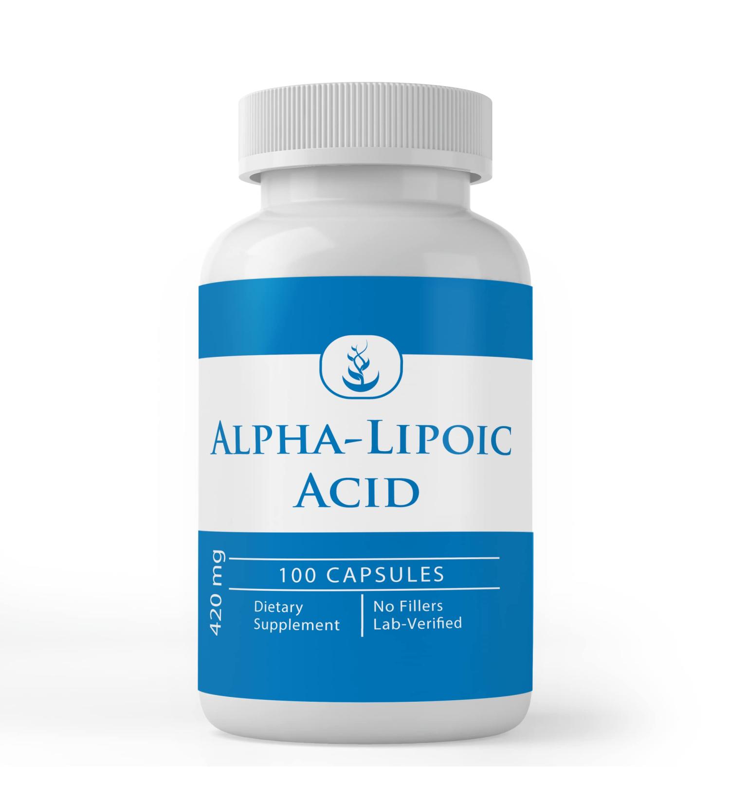 Buy Pure Original Ingredients Alpha-Lipoic Acid Capsules | 100% Pure No Additives Lab Verified - International Shipping Available - Buy Online on GoSupps.com