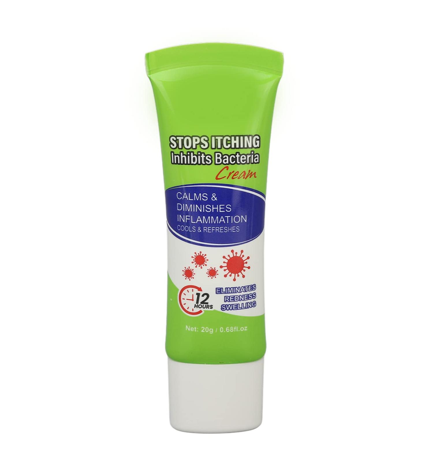 Itch Relief Balm 20g - Moisturizing Anti-Itch Cream for Dry Skin, External Skin Protectant - Buy Online on GoSupps.com