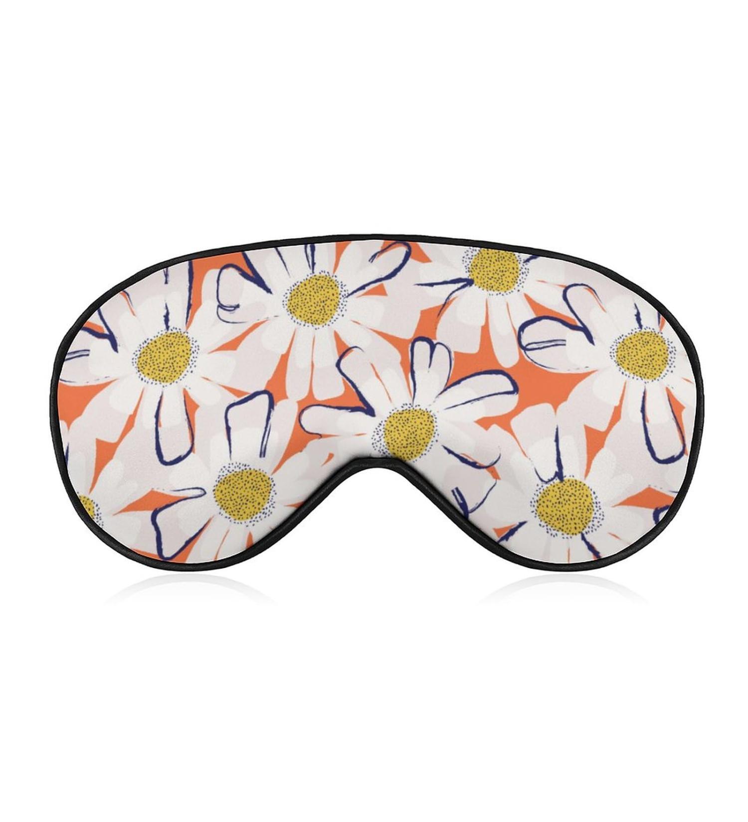 LynaRei Modern Floral Sleeping Mask - Adjustable Blindfold for Blocking Lights - Style-5 - Buy Online on GoSupps.com