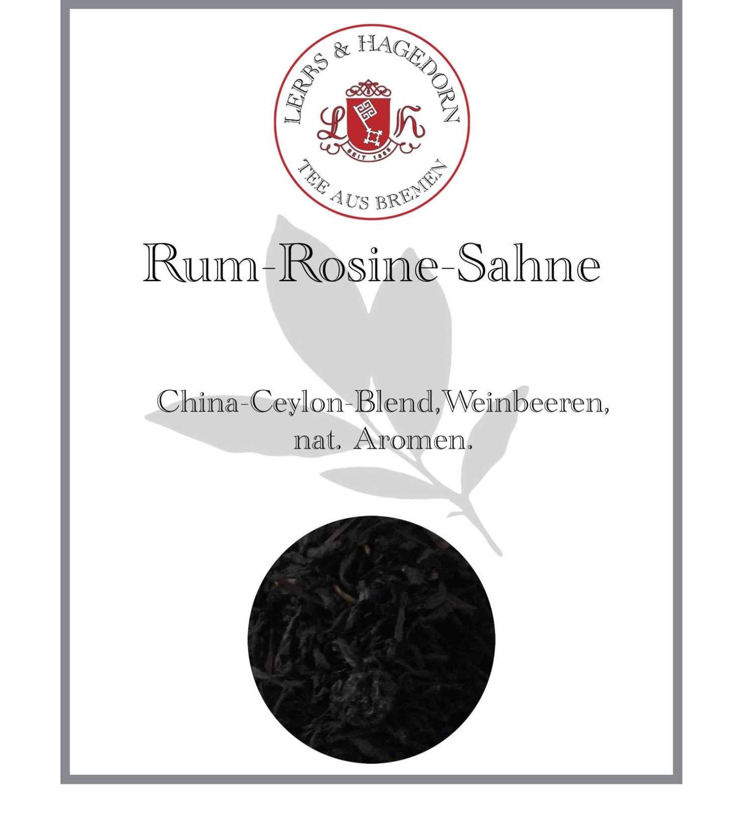  Lerbs & Hagedorn Rum Cream Black Tea 1.5 kg - Buy Online on GoSupps.com