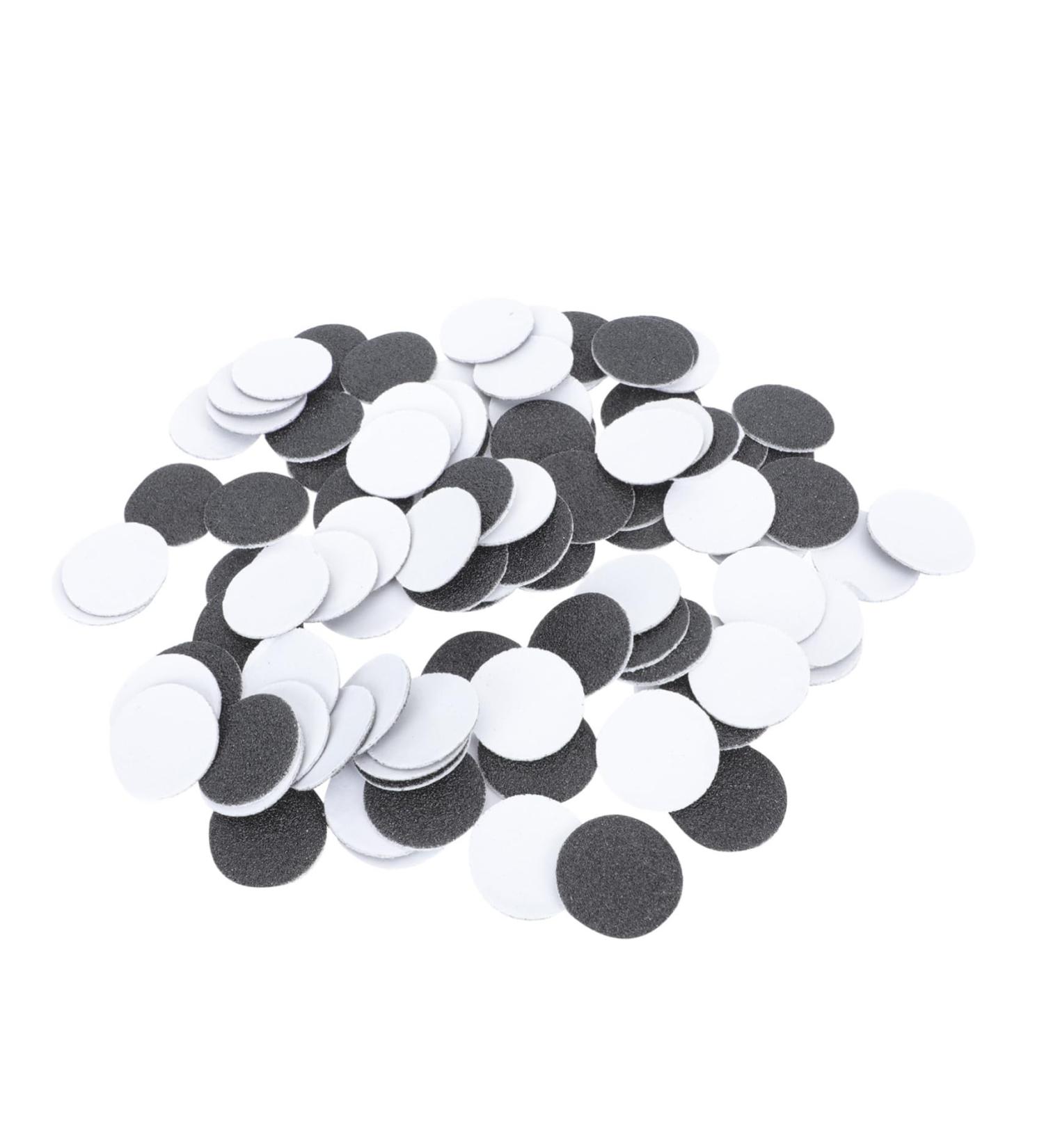 minkissy 1 Frosted Sheet Eletric Replacement Sandpaper Discs Sanding Disc Pads Gel Nail Art Polish Manicure Polishing Accessories Electric Crystal Volcano Grinding 2.5x2.5cm Black - Buy Online on GoSupps.com