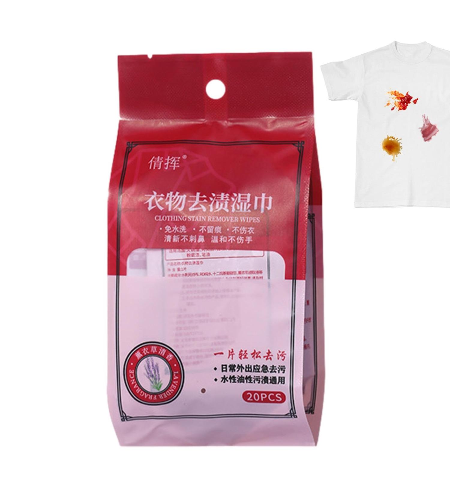 Cleaning Wipes All Purpose Multipurpose Wash-Free Quick Decontamination Wipes | Stain Remover Wipes for Removing Dirt & Stains Cleaning Grease Dust Grime Comoda (in bag) 20 pieces/pack*1 pack - Buy Online on GoSupps.com