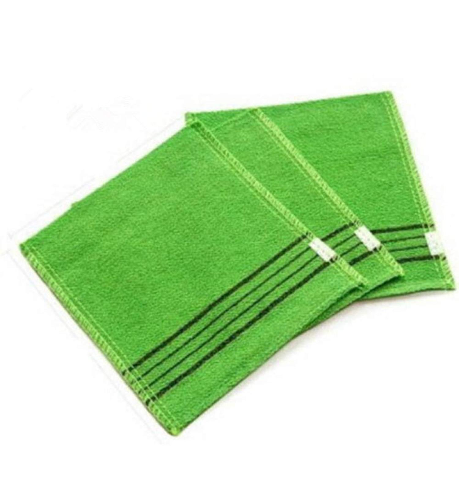 GCroet 3PC Exfoliating Bath Washcloth - Peeling Towel for Men & Women | Ultimate Scrub & Bathroom Accessories - Buy Online on GoSupps.com
