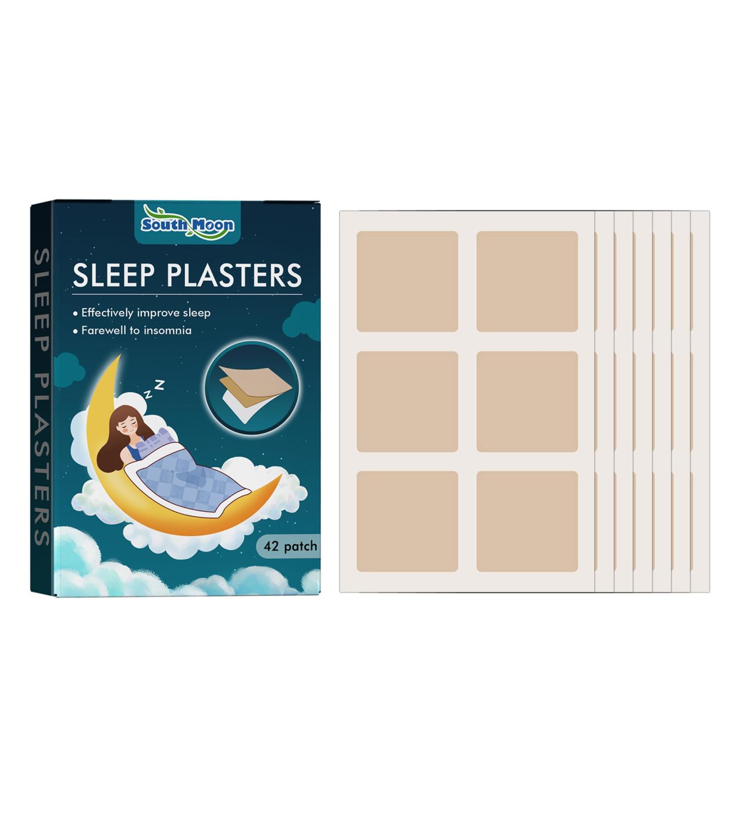 42 Strong Sleeping Plasters for Adults - Effective Sleep Aid for Insomnia - Perfect Gift for Men & Women - Buy Online on GoSupps.com