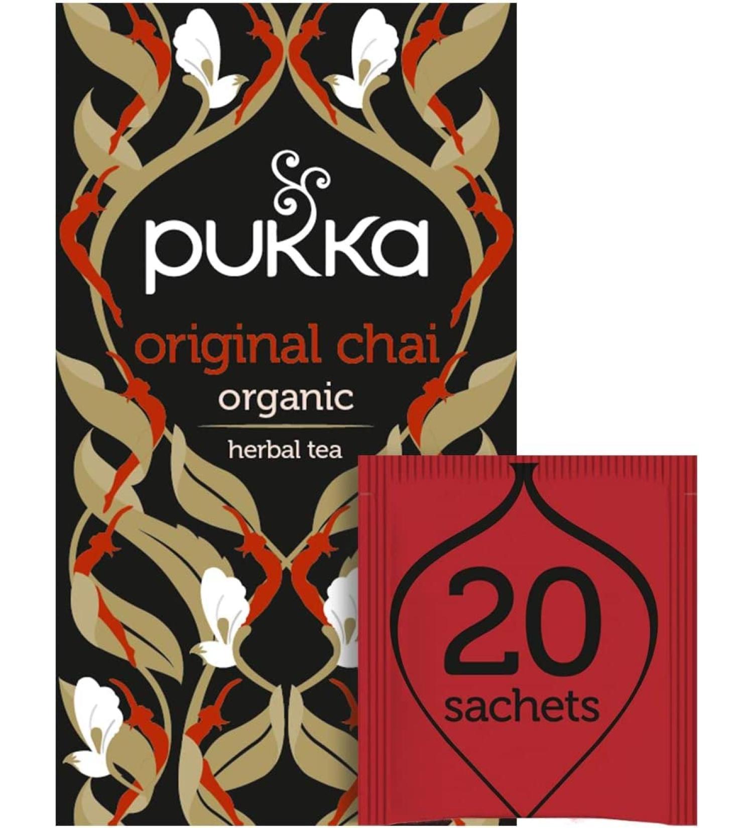 Pukka Original Chai Tea 20 Sachets - Buy Online on GoSupps.com