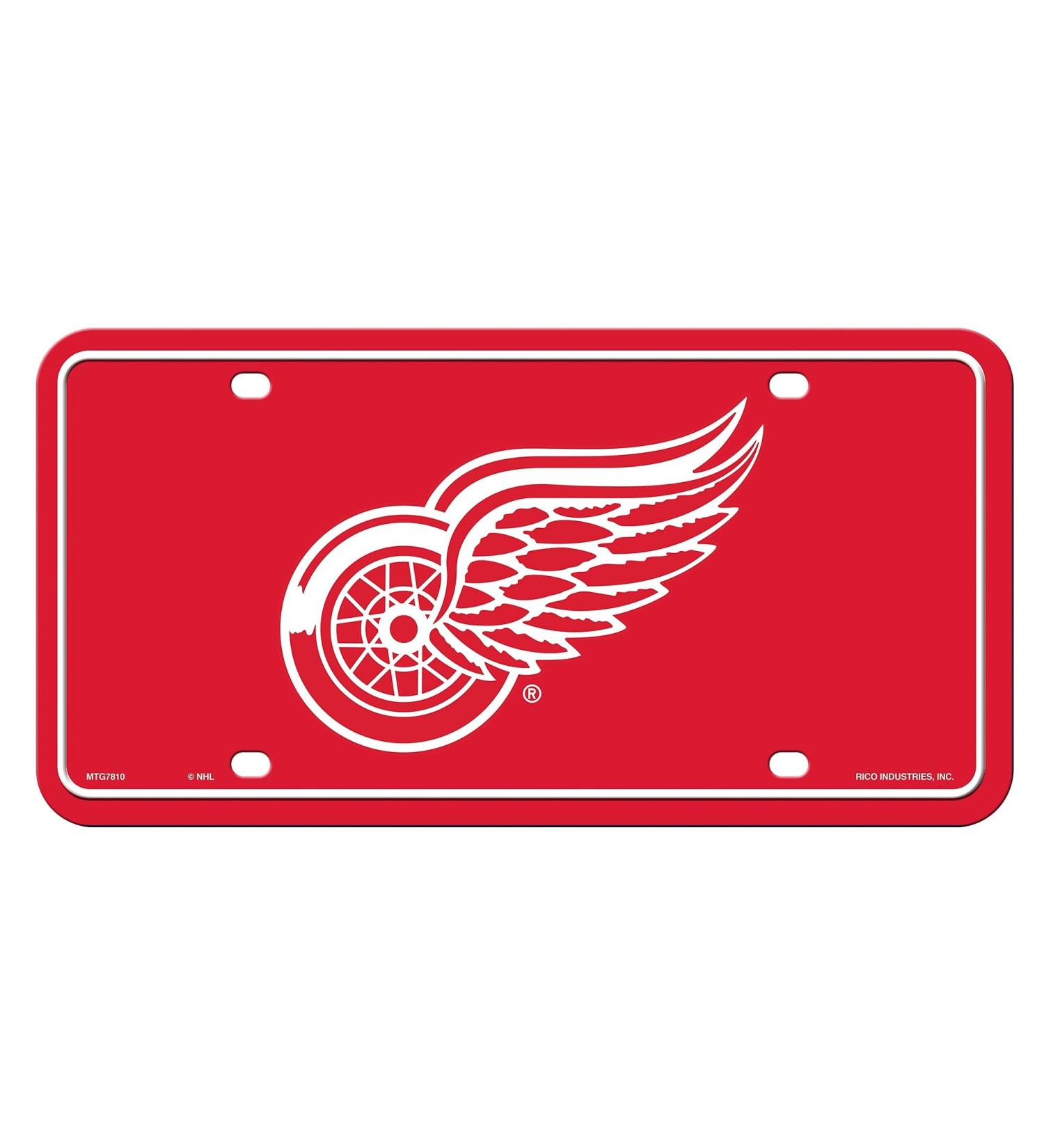 Rico Industries NHL Detroit Red Wings Champ Laser Engraved Small Notepad Jounral/Notepad 8.25" x 5.25"- Office Accessory