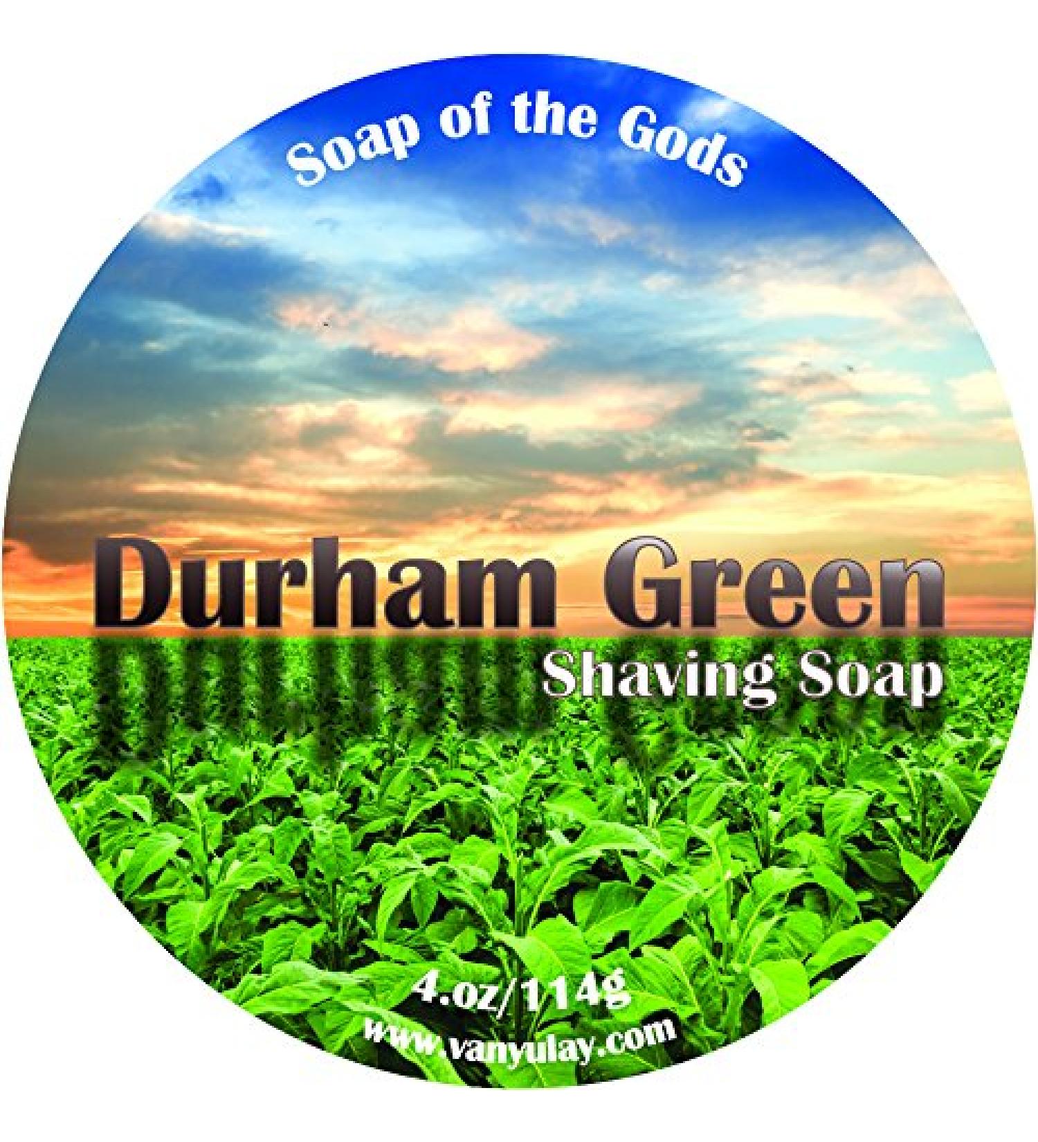 Durham Green Natural Shaving Soap Nourishing with Kokum Butters 4.0 oz