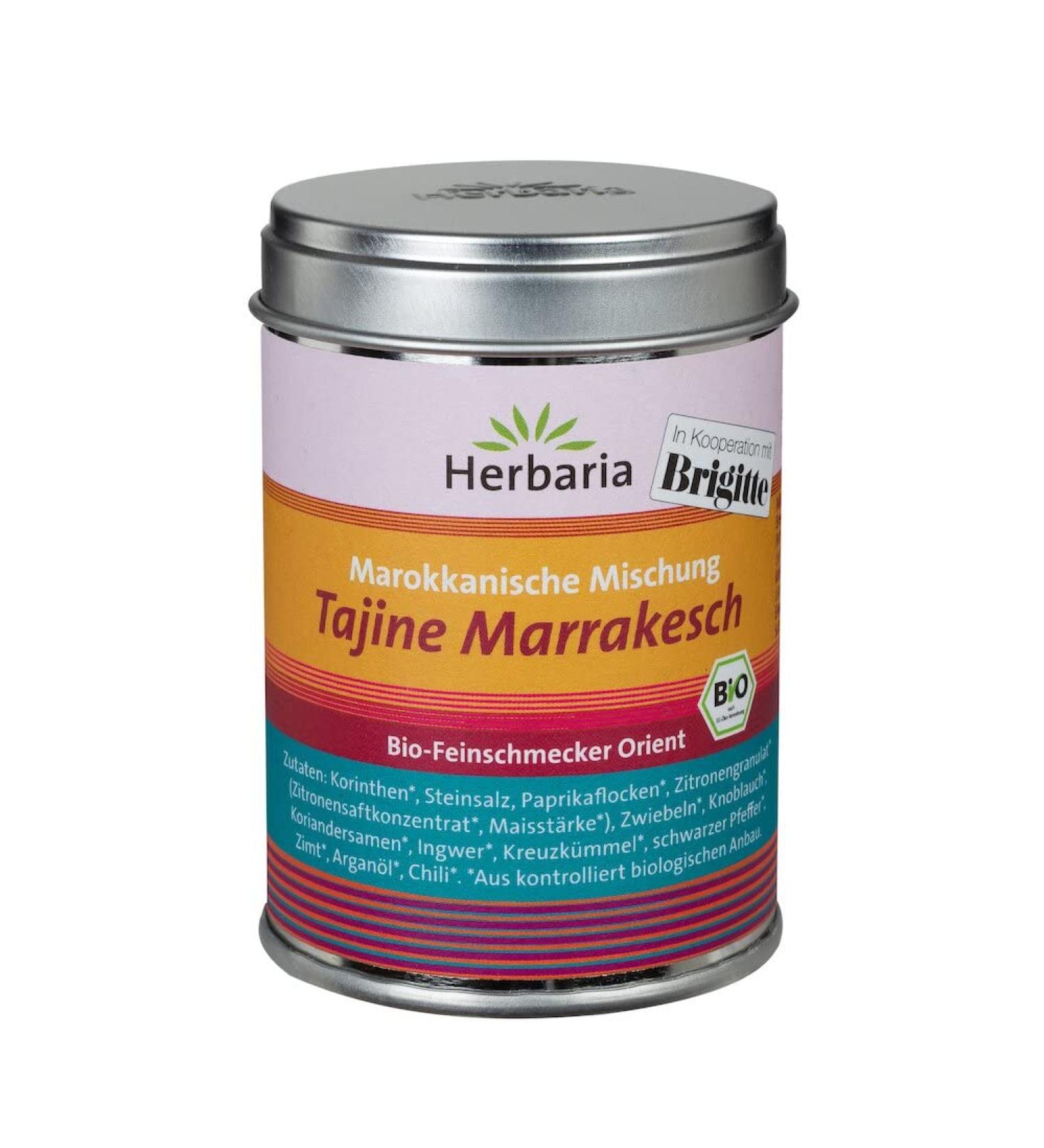 Herbaria Tajine Marrakech organic M-tin (2 x 100 gr) 100 g (pack of 2)
