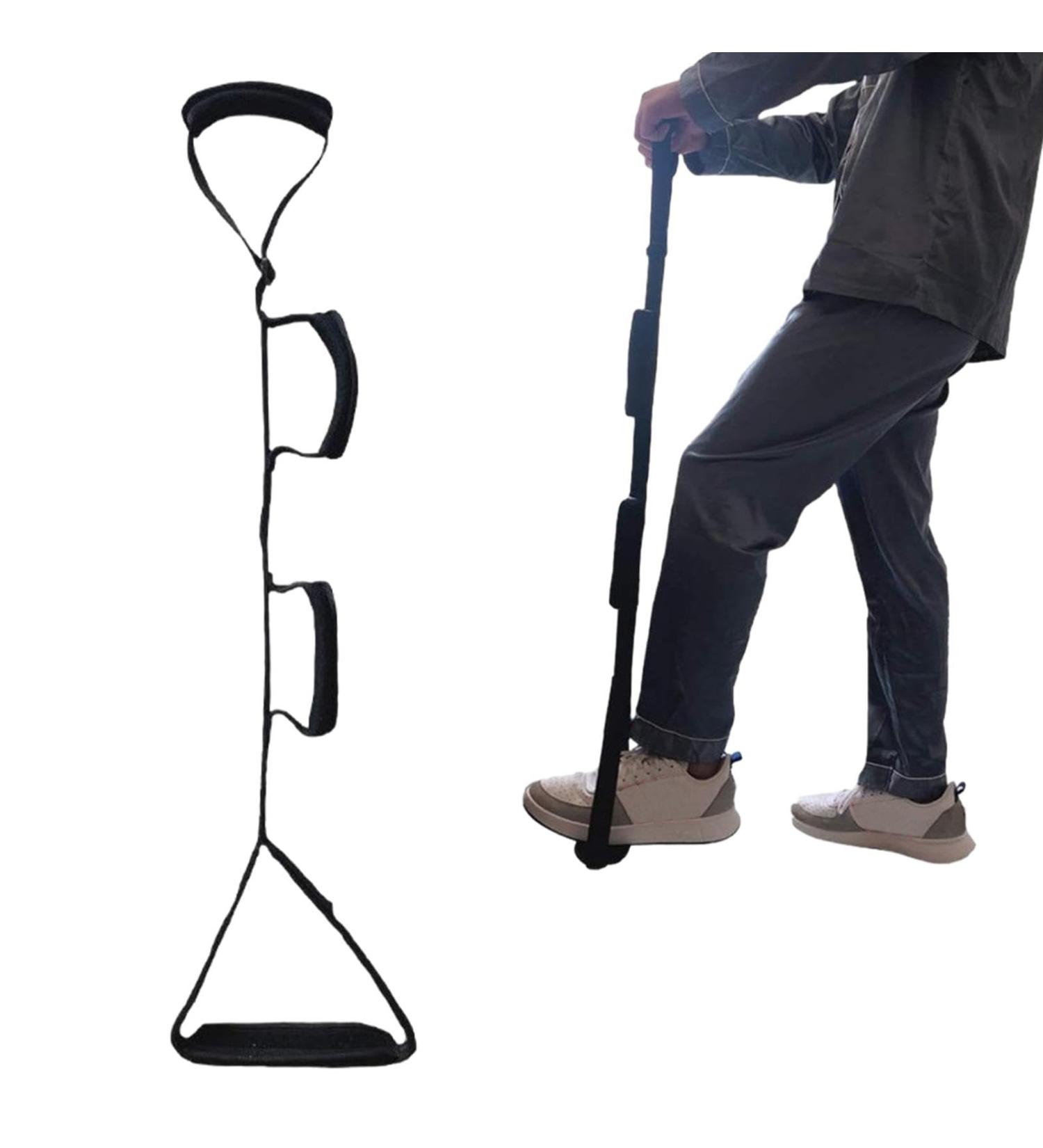 Leg Lifter Strap Foot Lifter & Hand Grip Mobility Lift Leg Raiser Aids for Elderly Handicap Disability Pediatrics 45 Mobility Aids for Wheelchair Bed Car Couch Hip & Knee Replacement(Black) - Buy Online on GoSupps.com