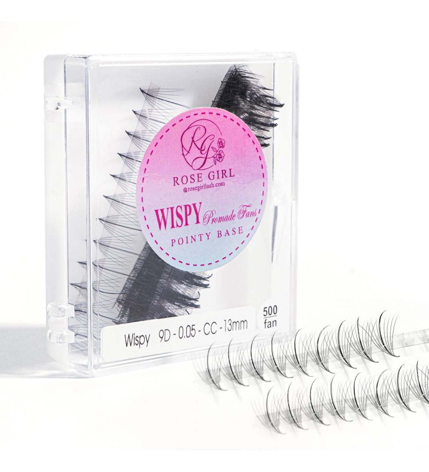 Ultra Wispy Individual Lashes | 5D/7D/9D Volume Extensions | Handmade Fake Eyelashes | Natural Look | C CC D Curl 0.05-0.07mm | 9-16mm Length - 9D 0.05 CC 11mm - Buy Online on GoSupps.com