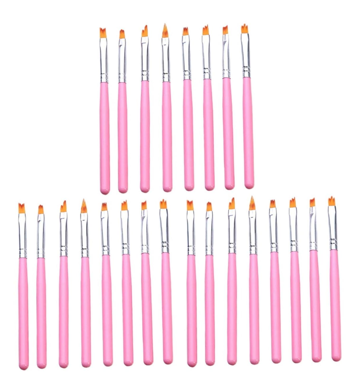 DOITOOL 3 Sets Nail Art Supplies Nail Gel Nail Art Brush Gel Nail Brush Nail Painting Pen Cleaning Gel Nail Art Accessories Nail Art Tool Nail Painting Tool Pink Painted Manicure Tools - Buy Online on GoSupps.com