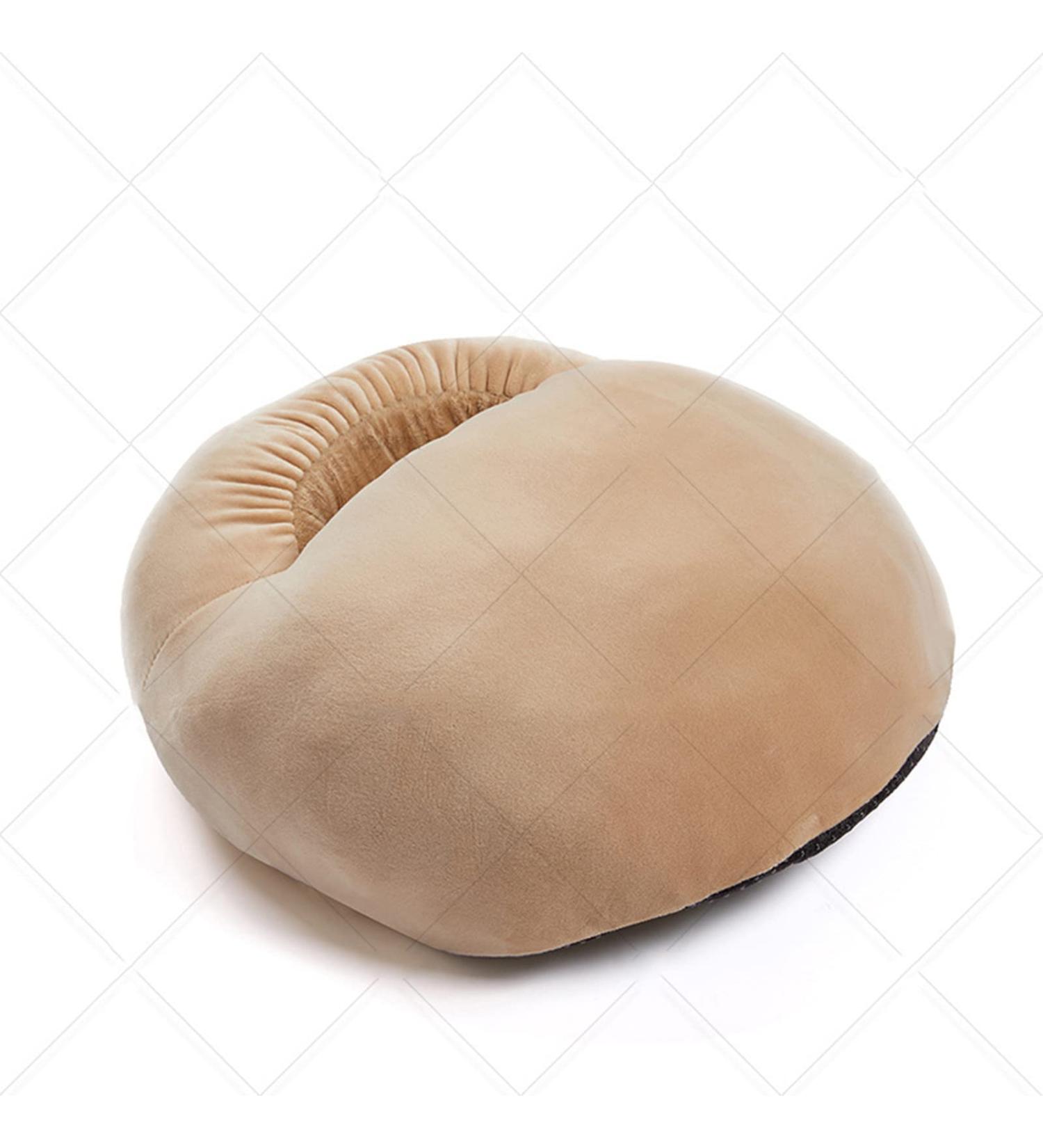 Electric Heating Blanket & Foot Warmer - Plush Fuzzy Winter Slippers with USB Heating Pad (Camel) - Cozy Winter Comfort - Buy Online on GoSupps.com