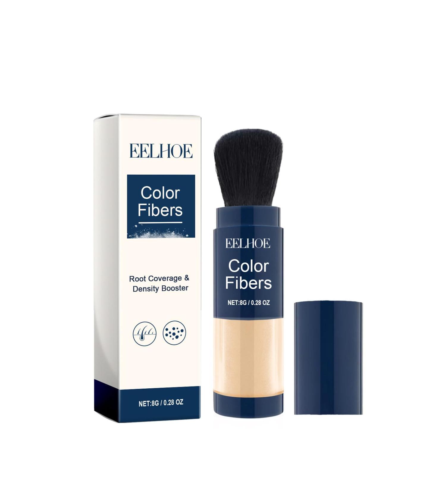 Thick Hair Fiber Powder Extra Large Colored Fiber Women & Men Hair Thickener Black Hair Spray For Replenishing Hair Root Cover Up Magic Retouch Dark Brown Makes Thin Hair Look Thicker 8g (Gold) - Buy Online on GoSupps.com