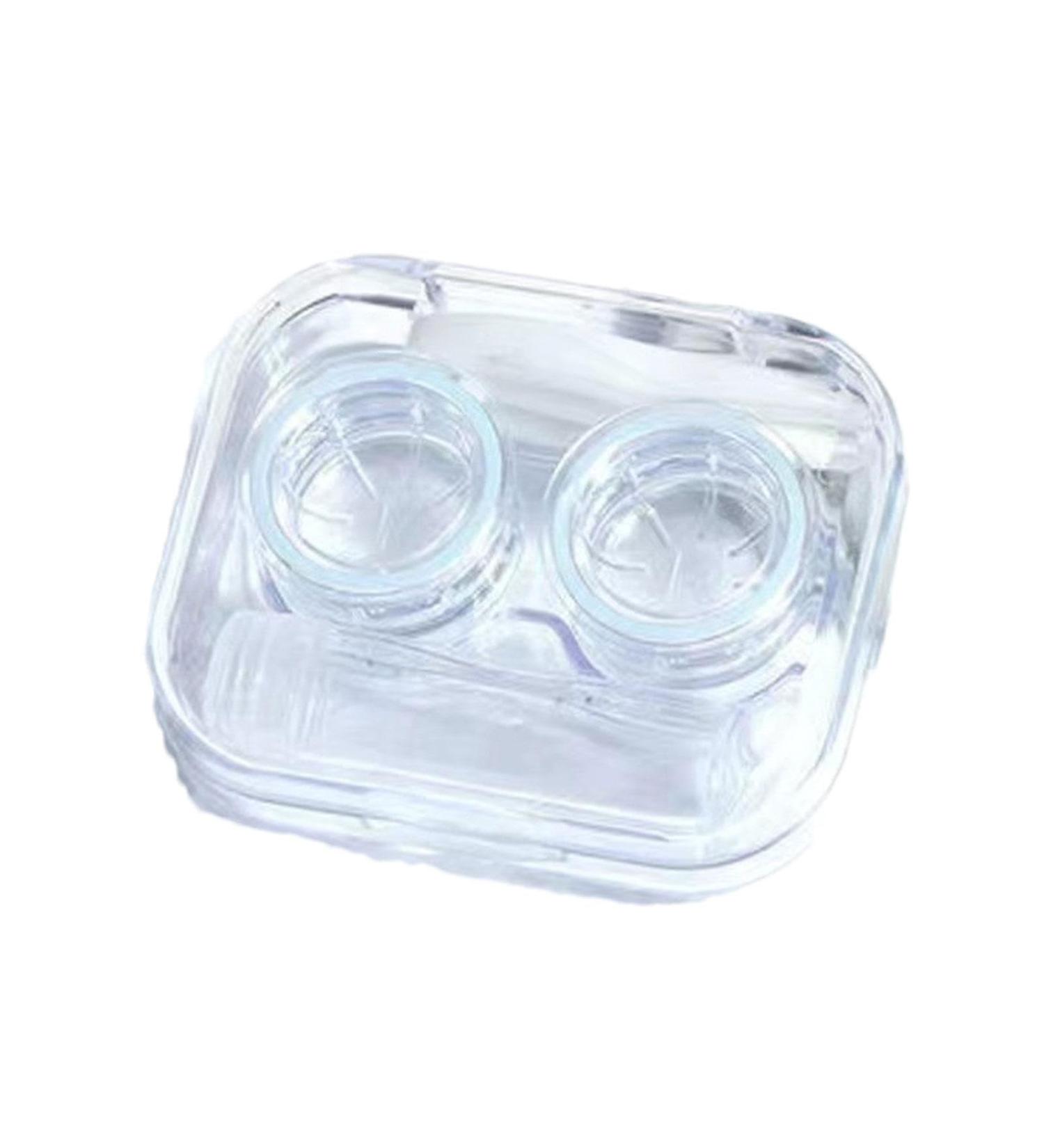 Portable Contact Lens Container Set - Travel-Friendly Organizer with Tweezers | Transparent Storage Solution - Ideal Gift for Women at Home or Dormitory | Shop Rei Blue - Buy Online on GoSupps.com