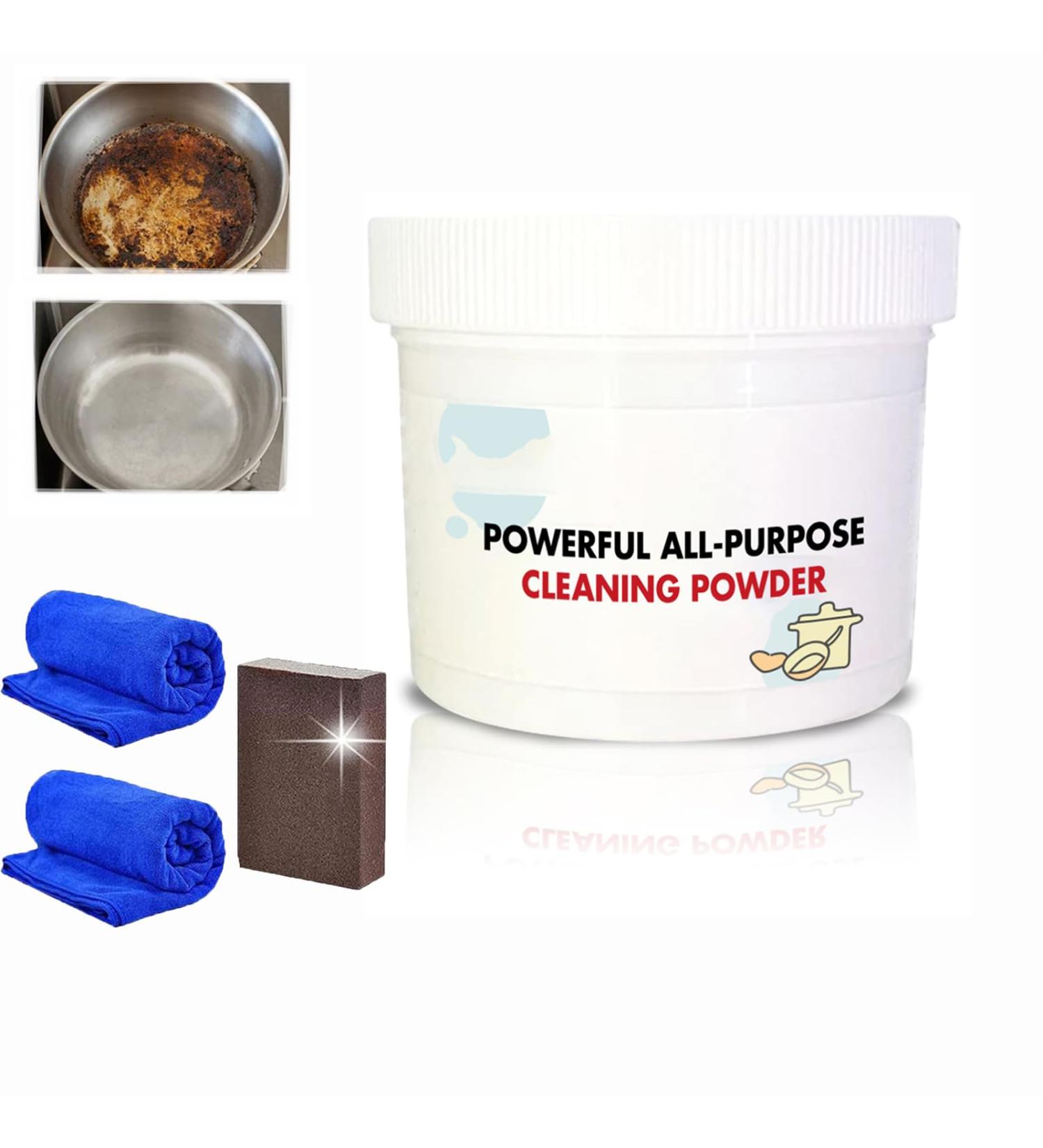 Powerful Kitchen All-Purpose Powder Cleaner Kitchen All-Purpose Powder Cleaner Foam Rust Remover Kitchen All-Purpose Cleaning Powder (250g*1) - Buy Online on GoSupps.com