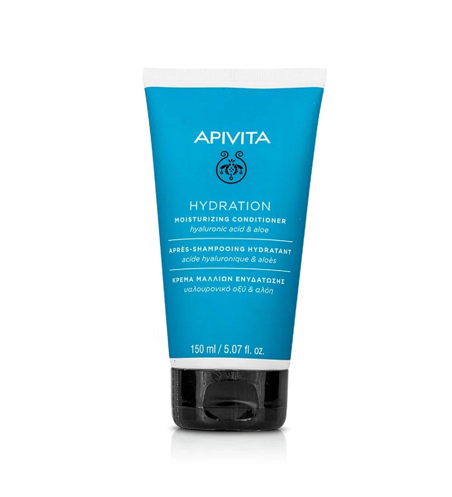 Apivita Moisturizing Conditioner All Hair Types Hyaluronic Acid & Aloe - Buy Online on GoSupps.com