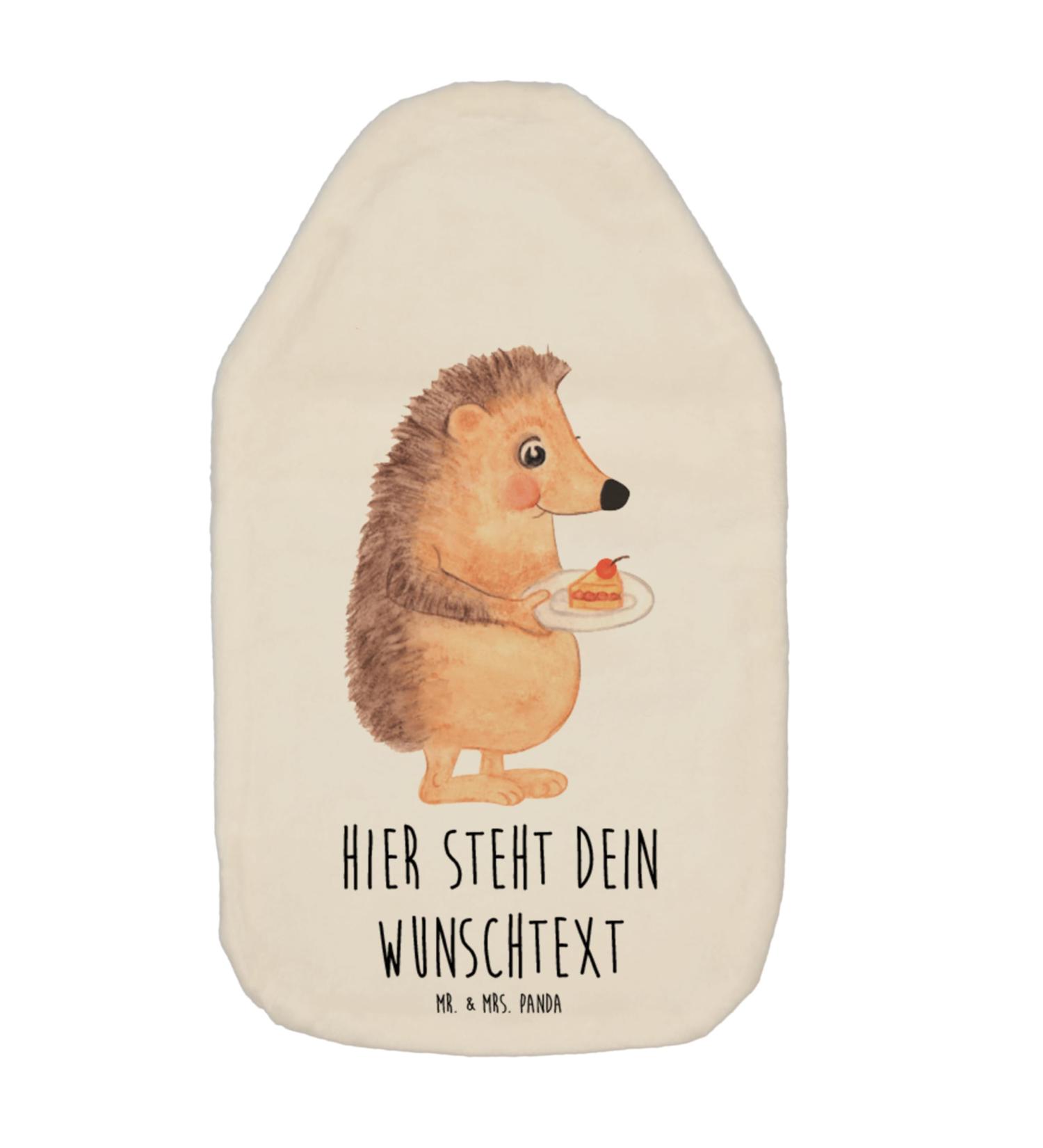 Personalized Hedgehog Hot Water Bottle Cover | Mr. & Mrs. Panda | Custom Gifts for Anyone - Buy Online on GoSupps.com