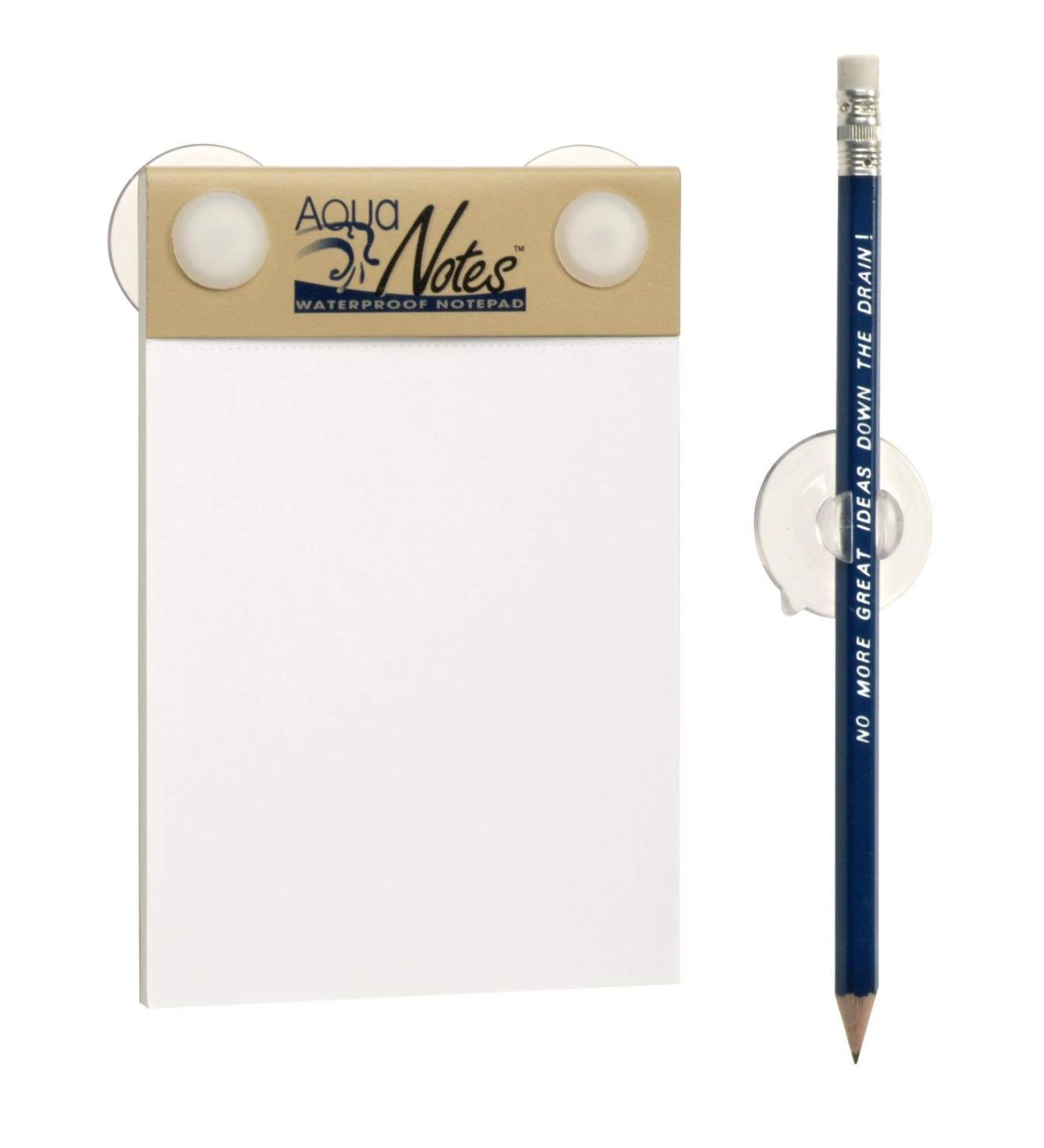 Aqua Notes Waterproof Notepad with Pencil - Perfect for Outdoor Adventures | Shop Internationally - Buy Online on GoSupps.com