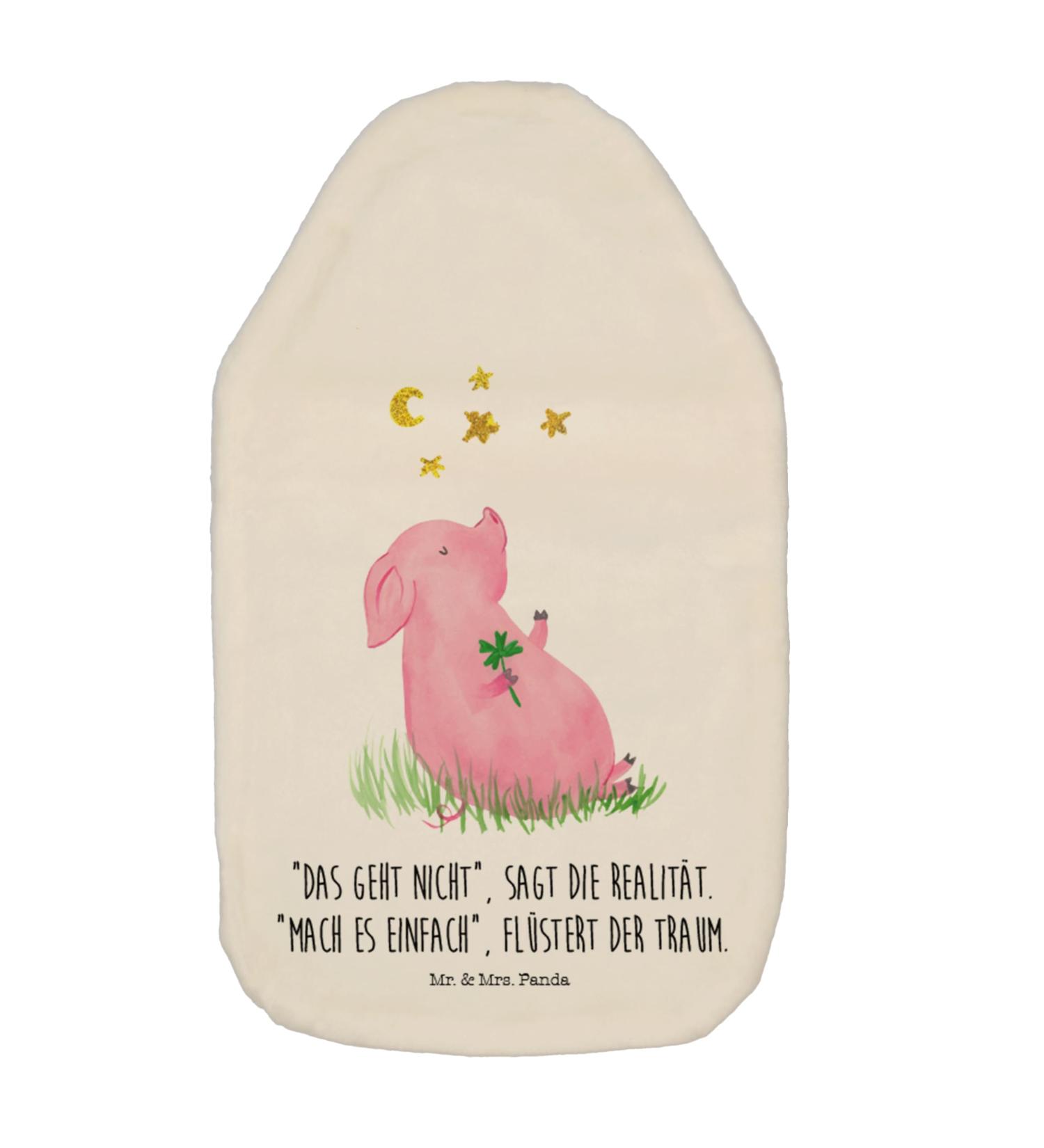 Mr. & Mrs. Panda Warm Bottle Pig Luck - Cozy Heat Bottle Cover Lucky Charm Gift Animal Motifs White - Buy Online on GoSupps.com