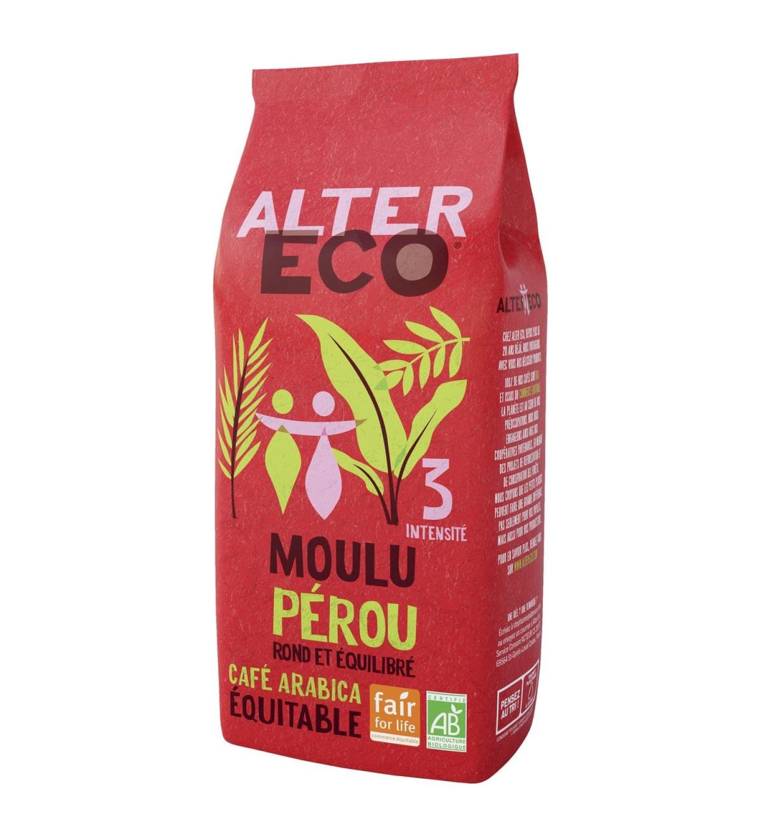 G n rique Alter Eco Fair Trade Fair Trade Pure Arabica Coffee from Peru 260 g 260 g Pack of 3 Sold as a Lot