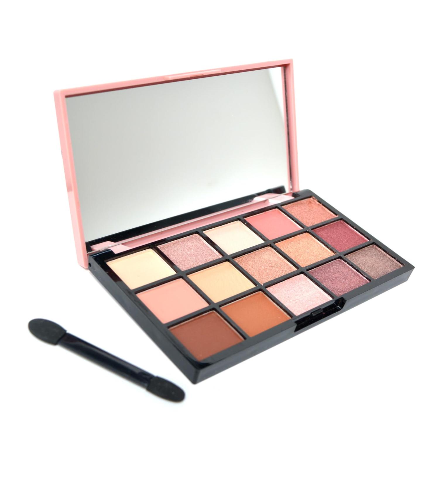 15 Color Eyeshadow Palette - Highly Pigmented Matte & Shimmer Makeup for Women | Lingerie Collection - Buy Online on GoSupps.com