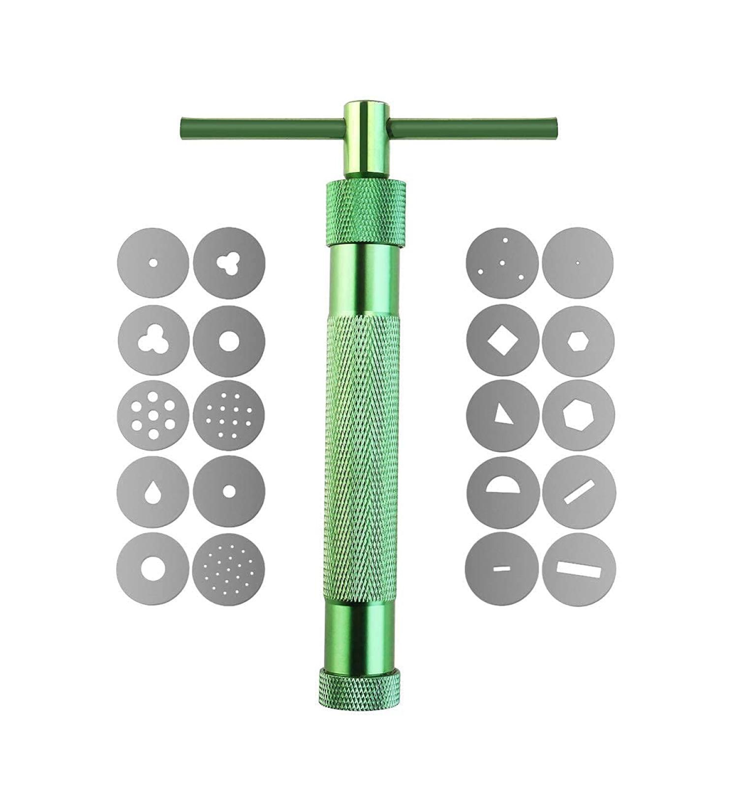 IMIKEYA Stainless Steel Clay Extruder Fondant Cake Decorating Kit - DIY Tool Set - Buy Online on GoSupps.com