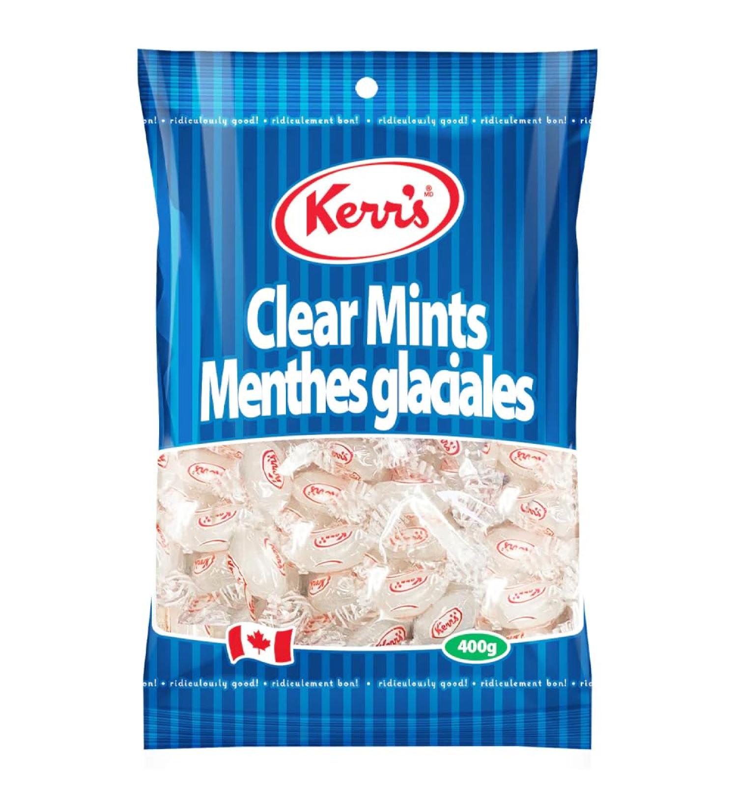 Clear mints 400g kerr's candy