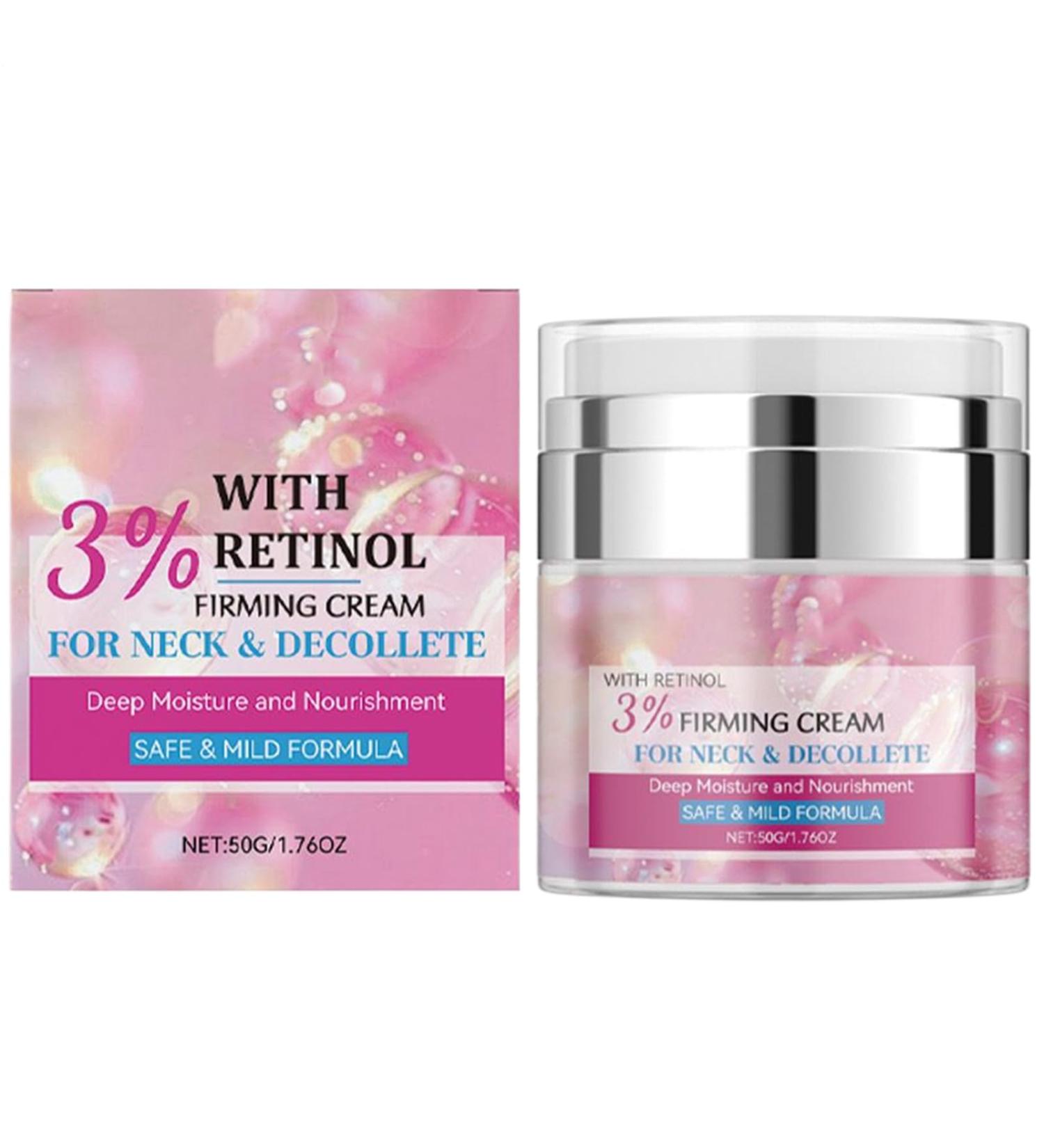  G n rique Neck Cream Lift Moisturizer Tightening Skin Formula 50g Hydrating Lotion Firming Face solution Anti-Aging Care Solution Cream for Women Men Day Night Use Multicolor - Buy Online on GoSupps.com