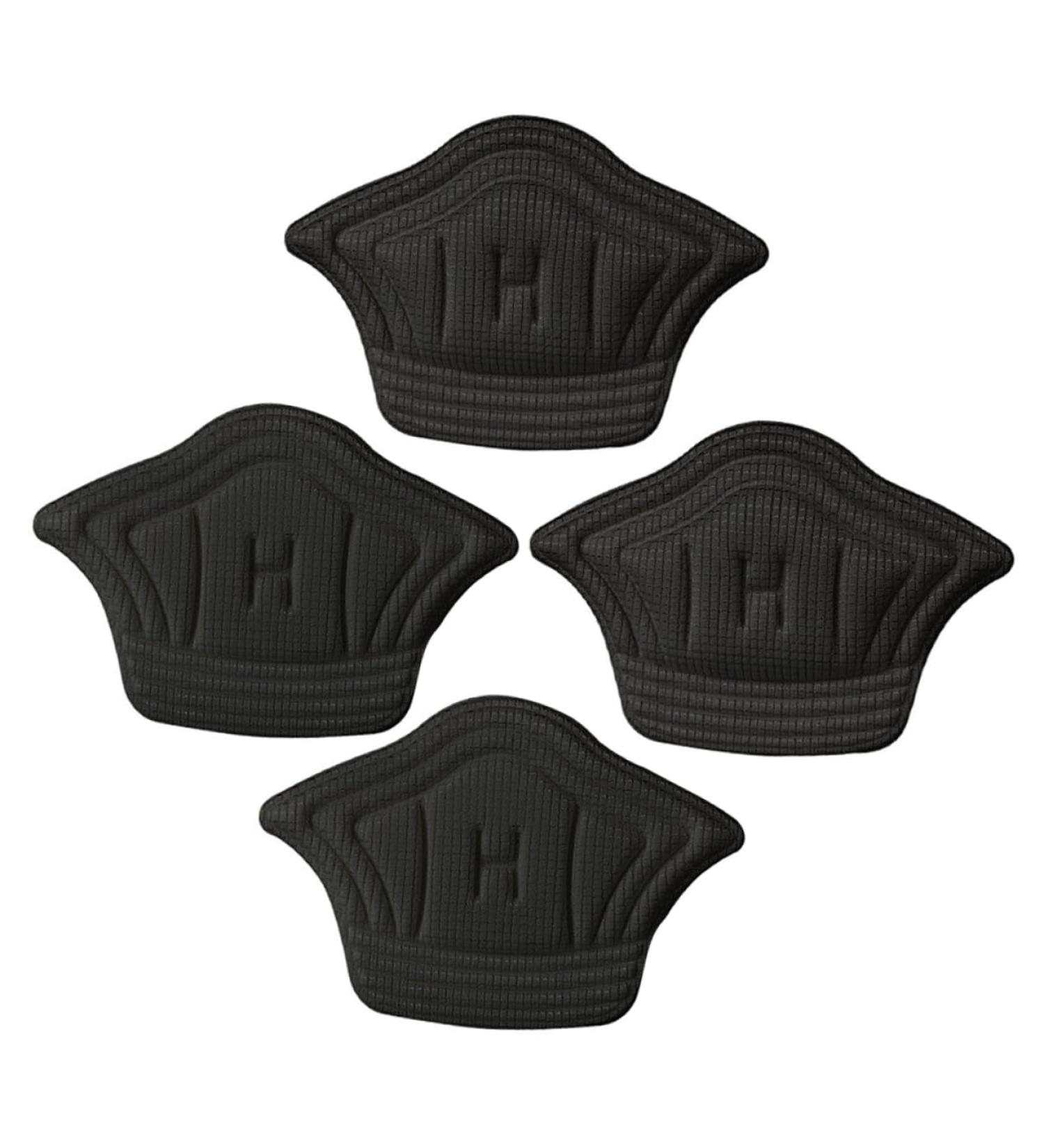 FOMIYES 2 Pairs Shoe Bottom Protector Heel Pads - Men & Women Stickers for Boots & Sneakers Thicken Black 11.5x8cm - International Shipping Available - Buy Online on GoSupps.com
