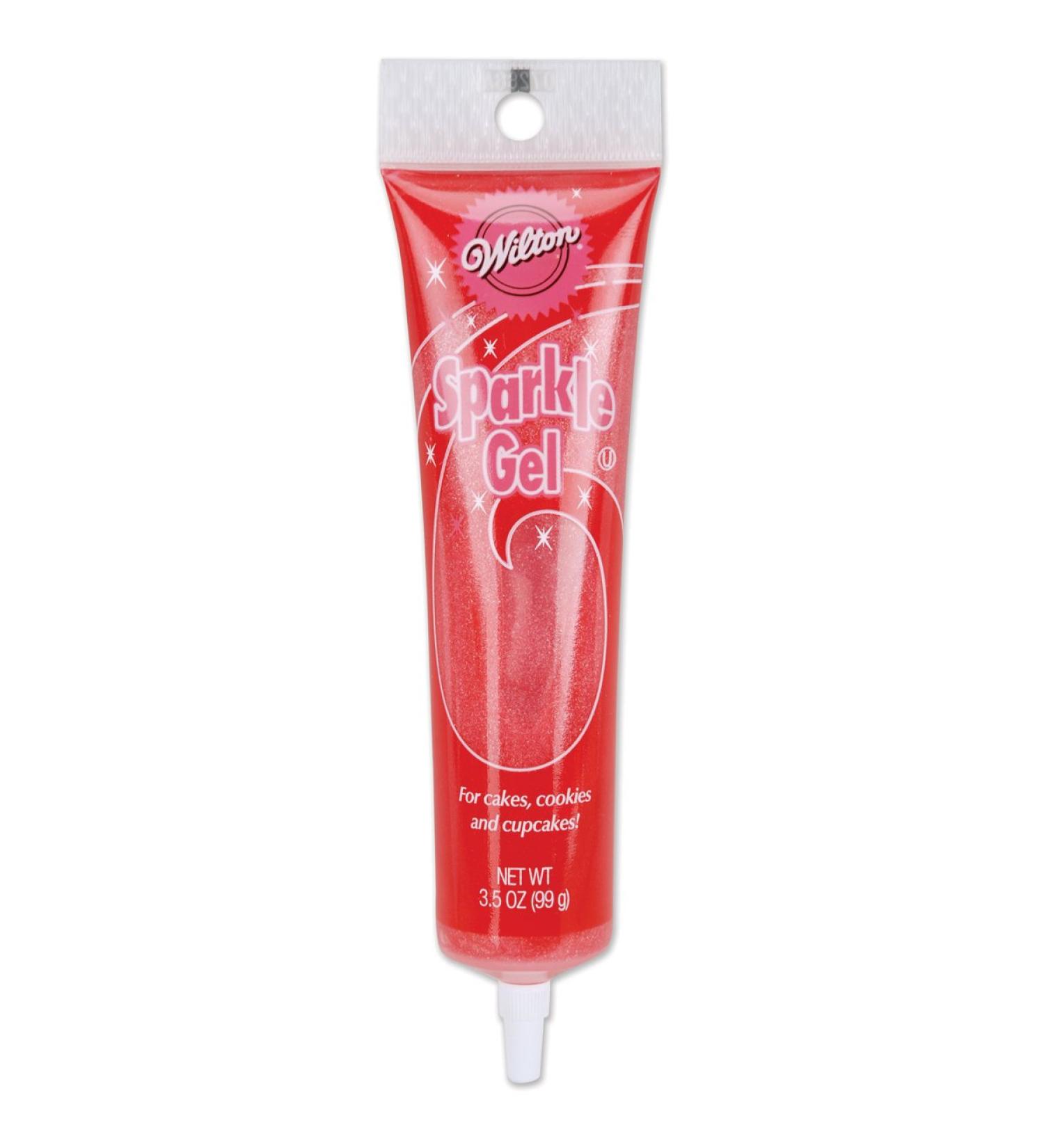 Sparkle Decorating Gel 3.5oz-Pink