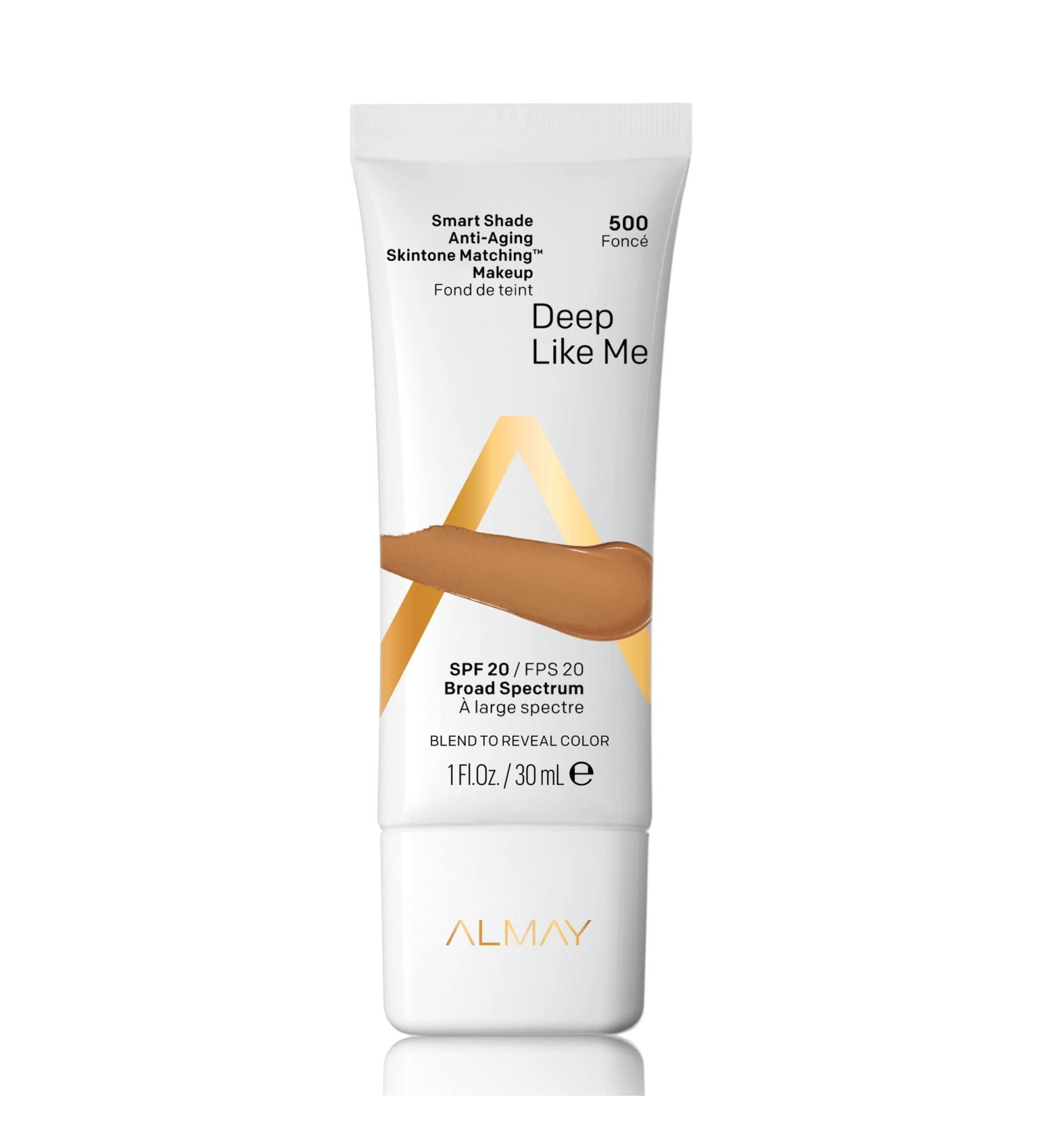 Almay Smart Shade Anti-Aging Skintone Matching Makeup SPF 20 1oz | Hypoallergenic, Cruelty-Free, Oil-Free - Fragrance-Free, Dermatologist Tested - Buy Online on GoSupps.com