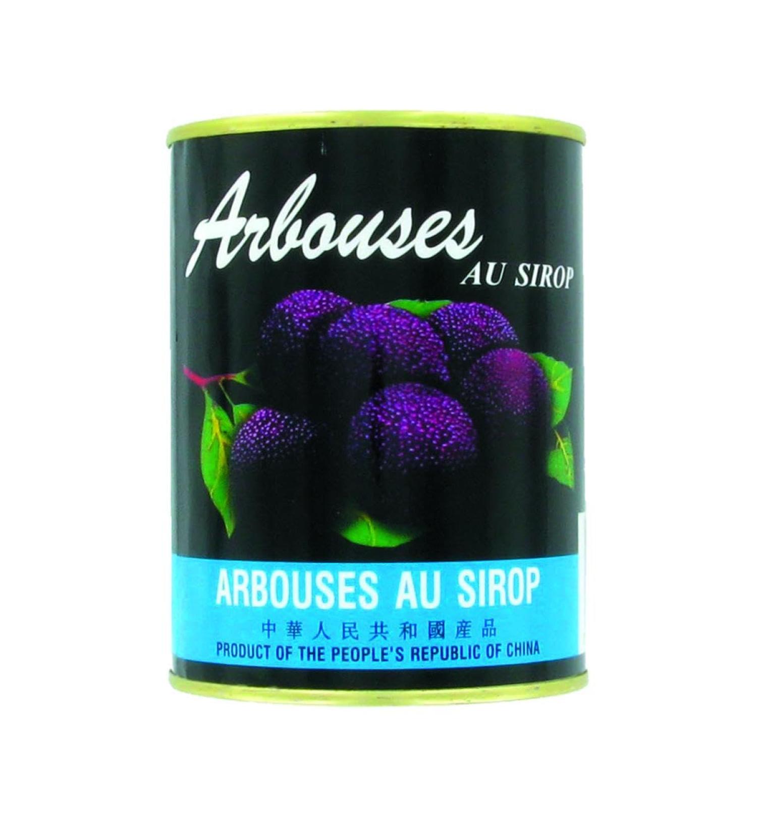 Canned strawberry trees in syrup - Coq brand - Exotic fruits - 567g (Pack of 6 cans)