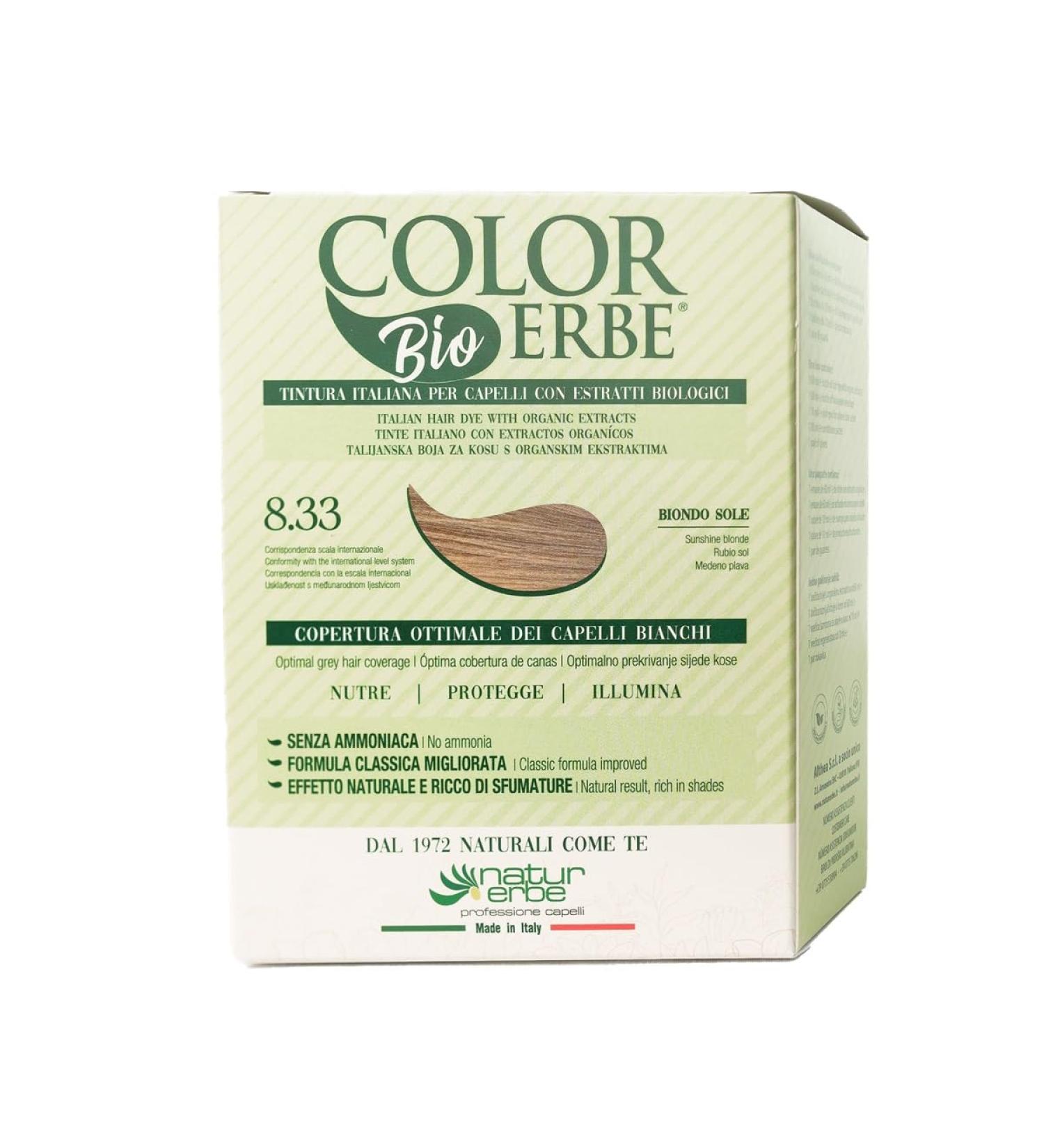 Organic Herbal Colour Dye Sun Blonde (8.33) - Buy Online on GoSupps.com