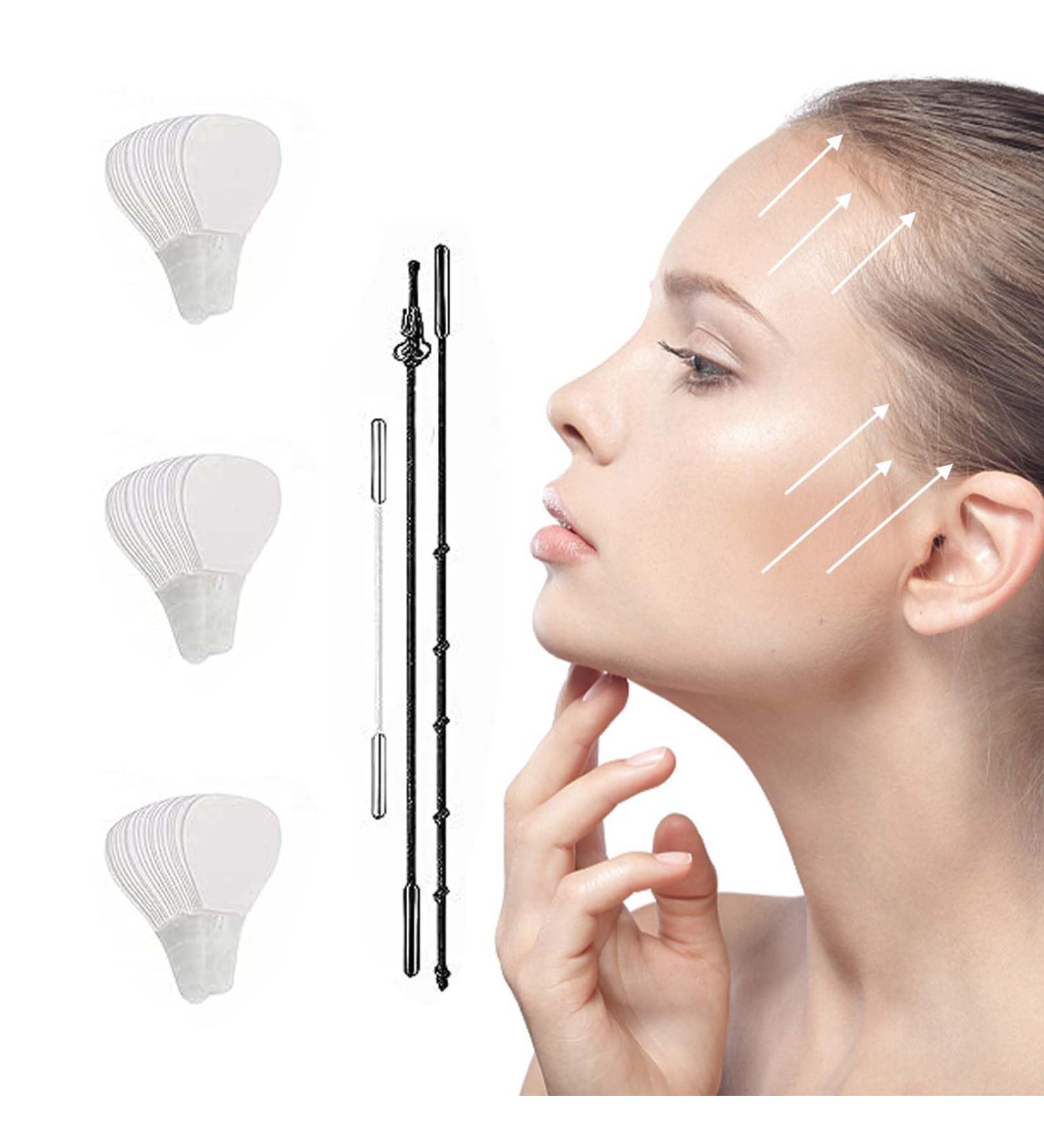 120 Pi ces Face Lift Tape Autocollant Lifting Visage Invisible Tape Face Lift Lifting Visage Tape V-Line Face Lift Lifting Tapes Visage pour Le Maquillage avec 3Cordes Fines - Buy Online on GoSupps.com