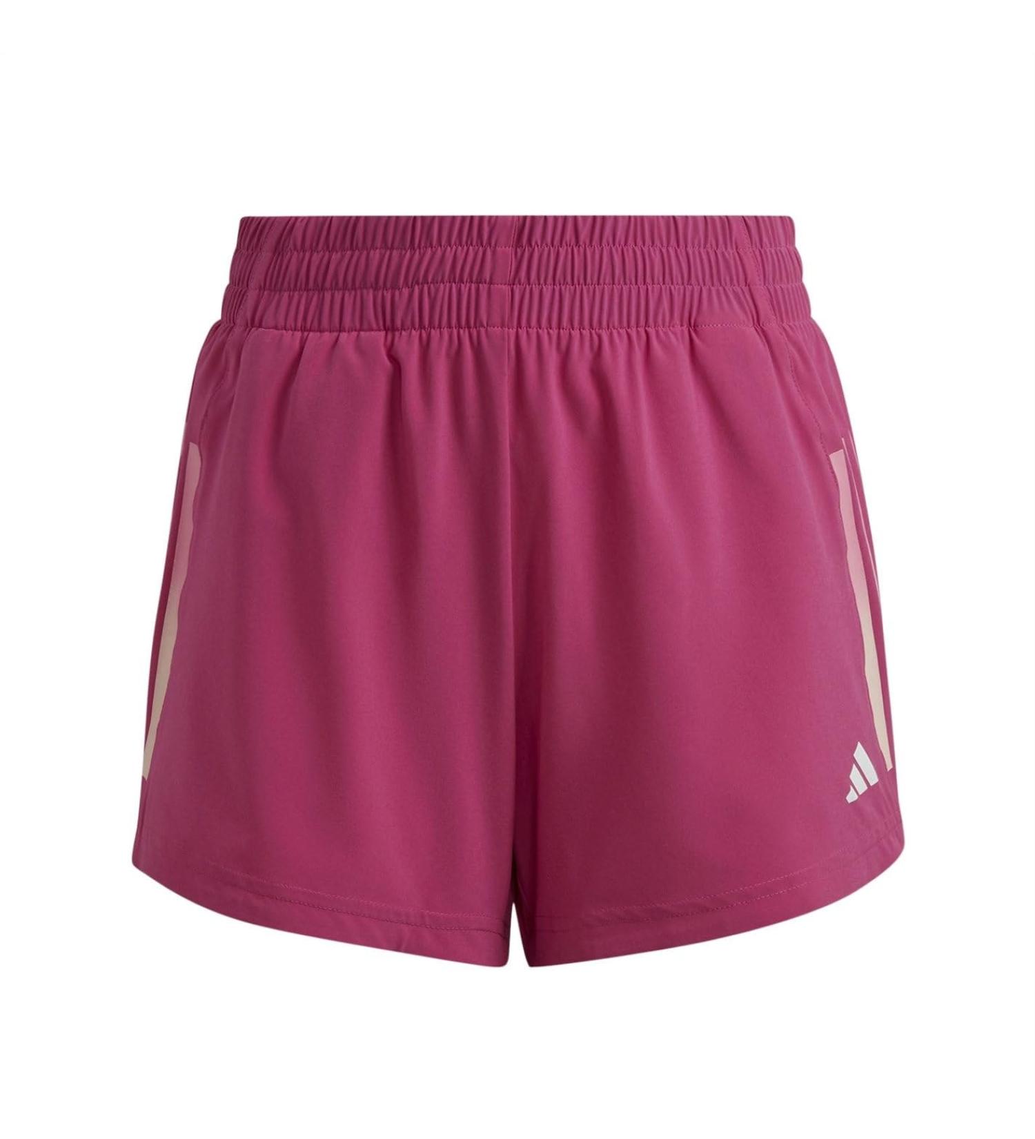 adidas Girls Shorts (1/4) G Ti 3s Wv SHO 170 - Fuchsia/White | Shop Stylish & Comfortable Athletic Wear for Kids - Buy Online on GoSupps.com