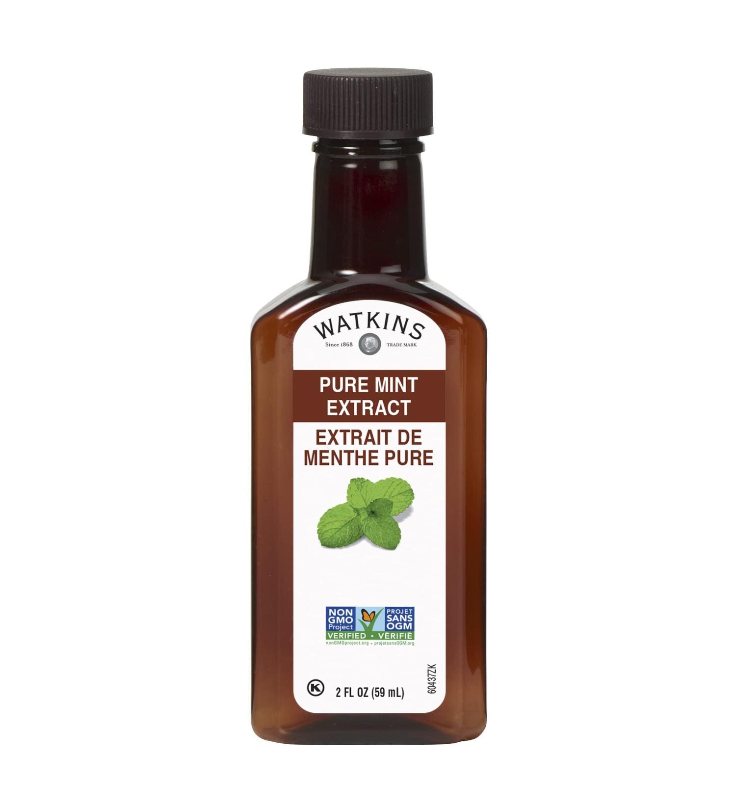 Watkins Pure Mint Extract 2 fl oz - Natural Flavoring for Baking and Cooking - Buy Online on GoSupps.com