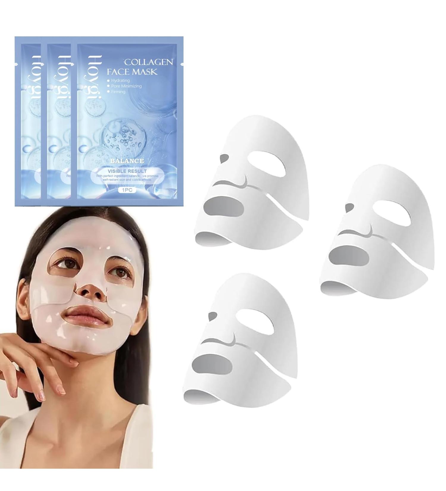 INSKIN Collagen Face Mask Overnight Bodance Collagen Mask Collagen Mask Overnight Collagen Deep Hydrating Mask Face Masks Skincare Improve Moistur Elasticity and Wrinkle - Buy Online on GoSupps.com