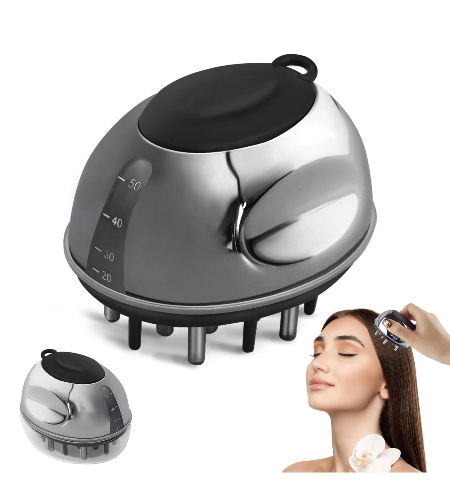 Actoys 2-in-1 Scalp Massage Brush & Hair Applicator Bottle | Essential Oil Serum & Hair Treatment Device - Buy Online on GoSupps.com