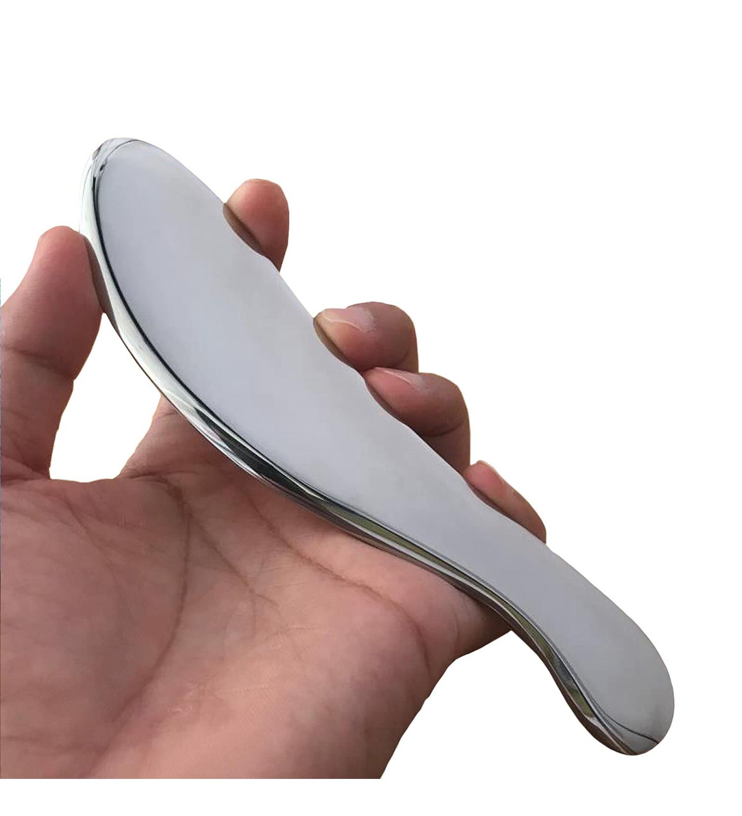 NCCYOOT Gua sha tool Stainless Steel Gua Sha IASTM tool muscle scraper guasha massage tool for soft tissue mobilization tool physical therapy(E) E Shape - Buy Online on GoSupps.com