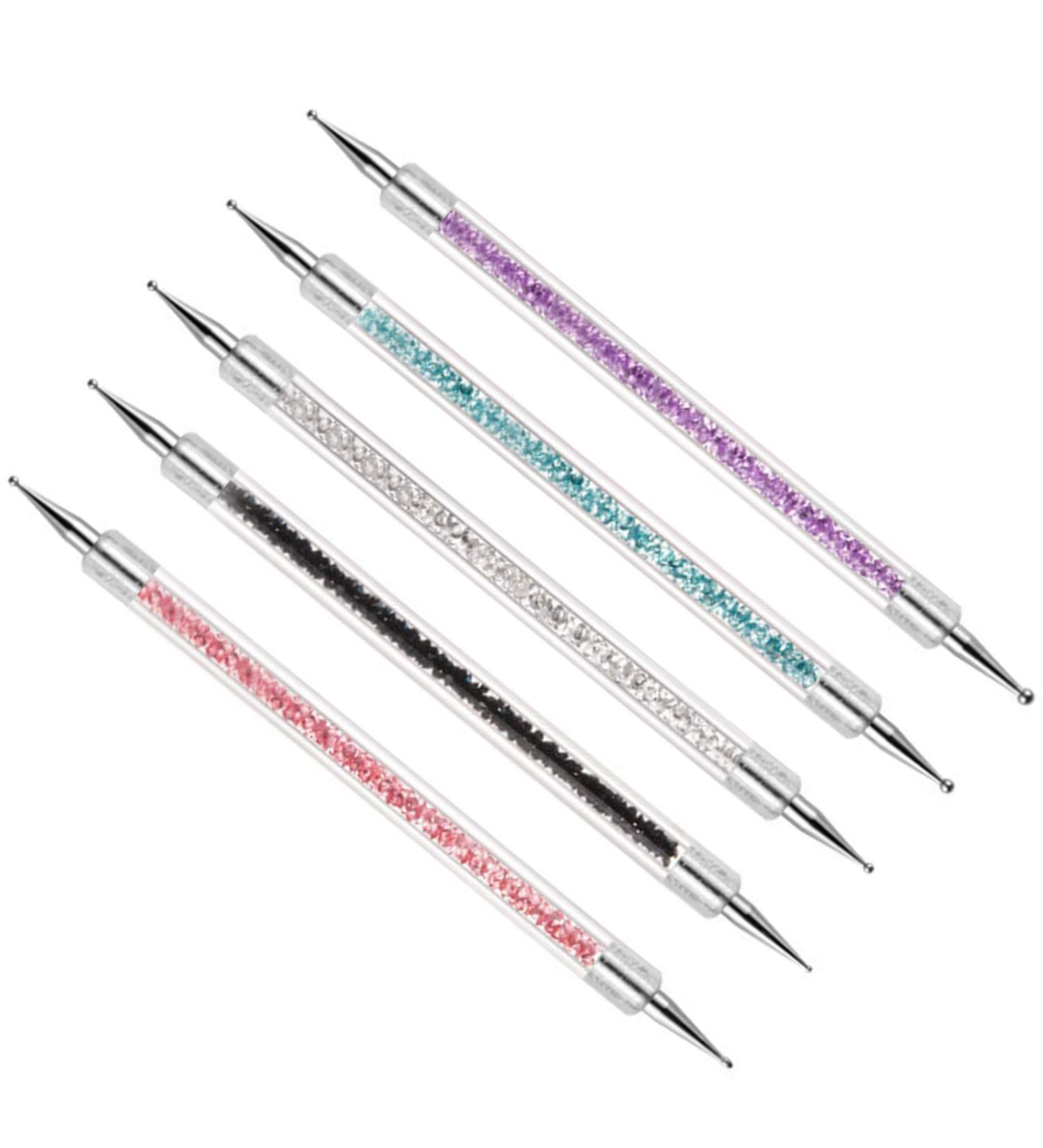 5pcs Nail Art Tool Set: Nailing Pencil & Dotting Pen for Perfect Marble Designs - Buy Online on GoSupps.com