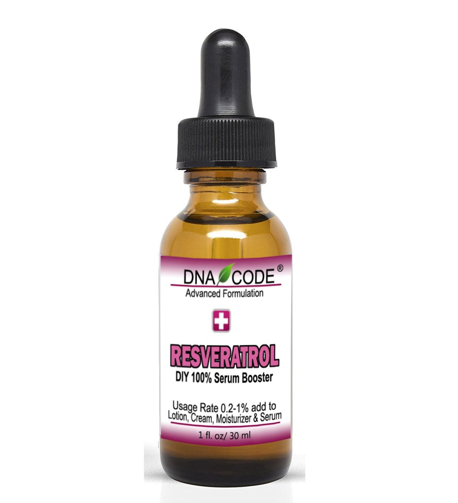 DIY 100% Resveratrol Solution Collagen Renew Reduce Eye bags/Anti-Dark Circles Anti-Acne Add to Own Products 0.5 Ounce