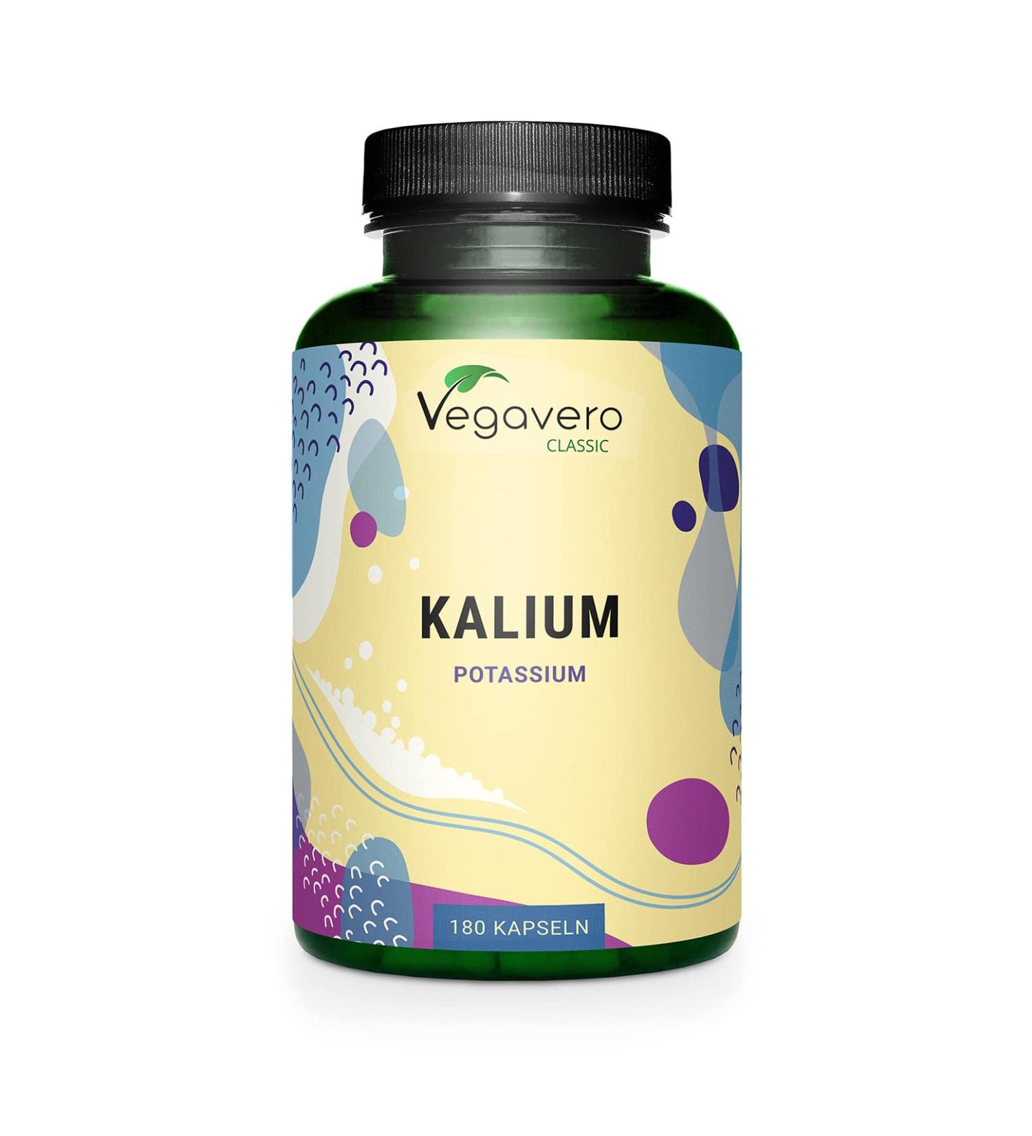 Potassium Citrate 500mg Capsules by Vegavero | Vegan | 180 Capsules | No Additives - Buy Online on GoSupps.com