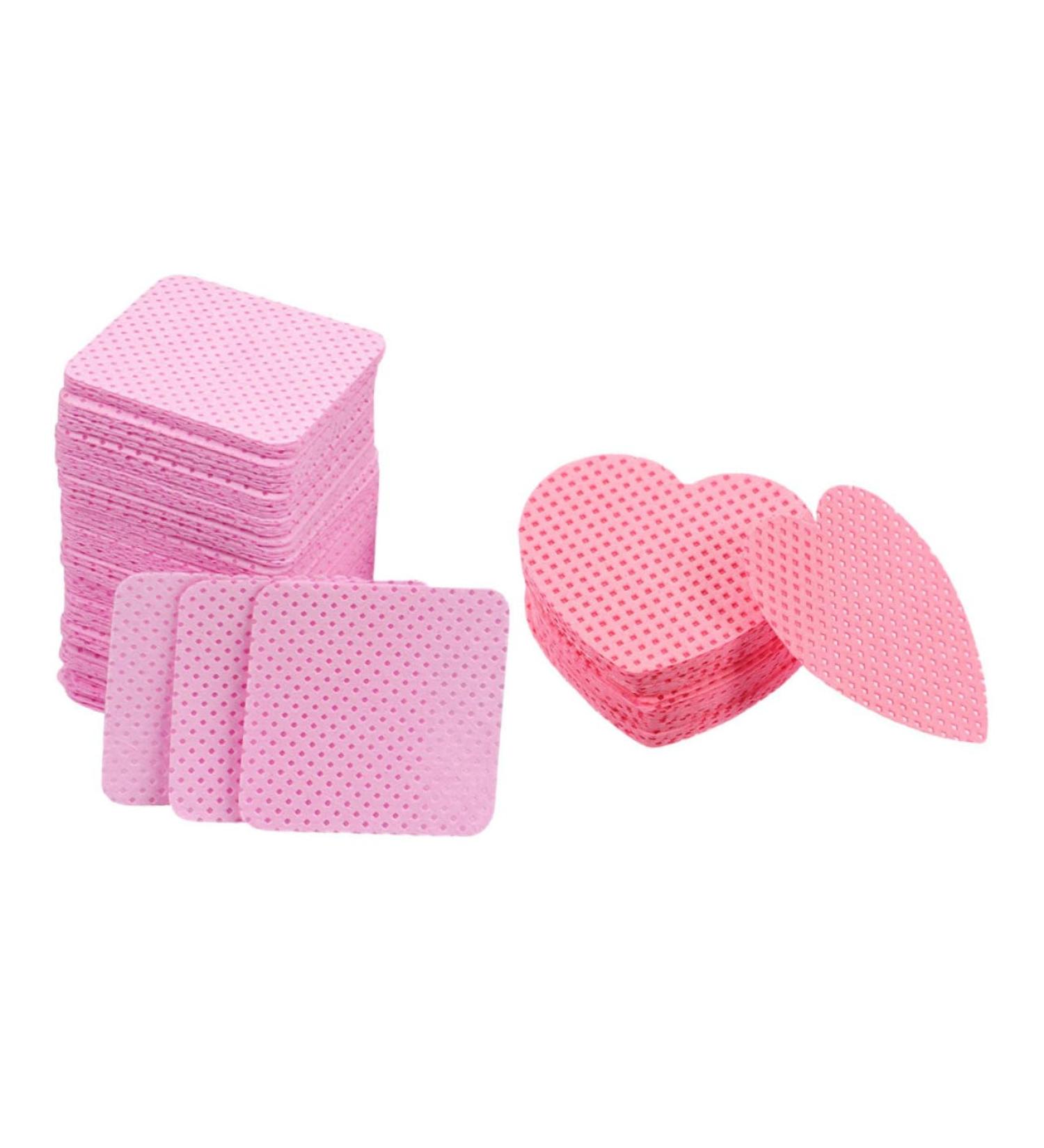  CIYODO 400 Sheets Gel Glue Remover Wipes Eyelash Extension Wipes Nail Cleaning Wipes Adhesive Wipes Paint Stripping Cotton Heart Shape - Buy Online on GoSupps.com