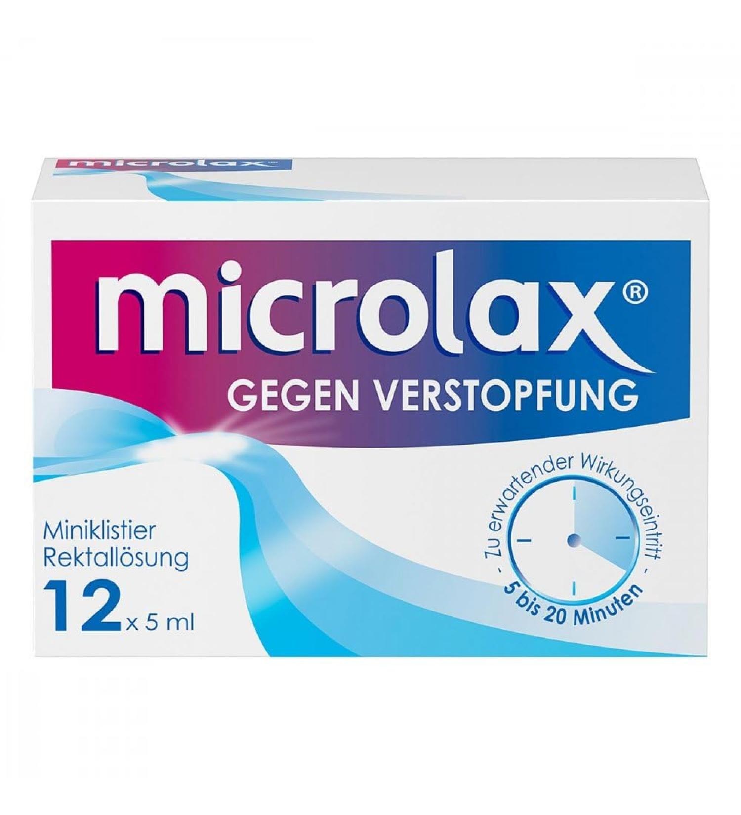 Microlax Enemas for Constipation - 12 x 5ml Gel Pack | Fast Relief Worldwide Shipping - Buy Online on GoSupps.com