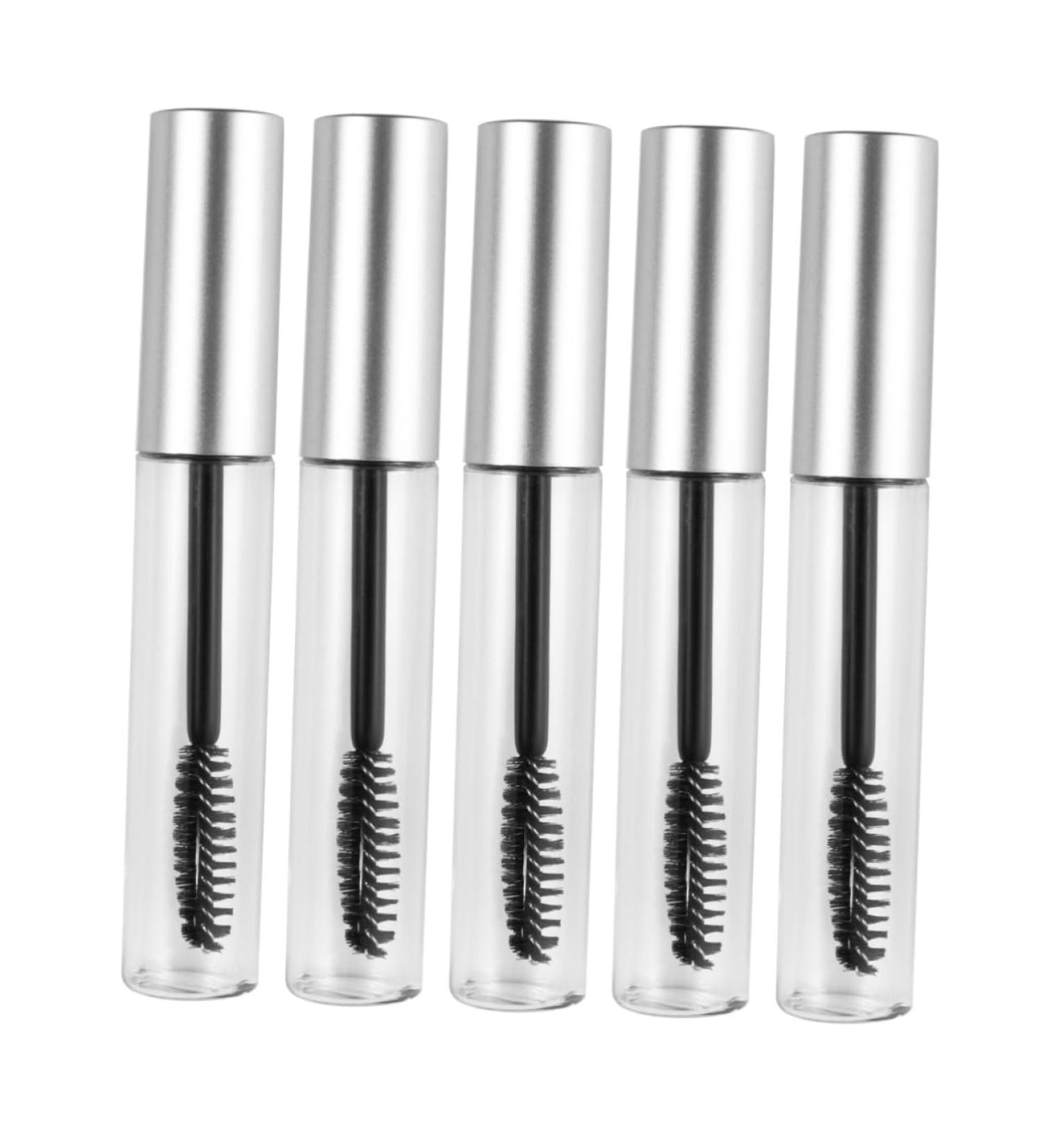 VINTORKY 5pcs Empty Eyelashes Bottle Refillable Mascara Tube and Wand Eyelash Tubes Cute Tubular Mascara 1 g (Pack of 1) Silver - Buy Online on GoSupps.com