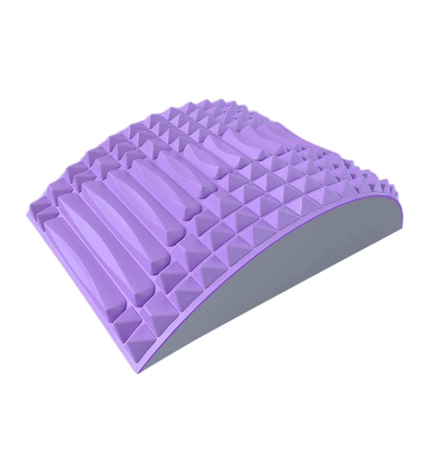 Generic Portable Lumbar Support Device for Muscle Relaxation And Posture Correction Purple - Buy Online on GoSupps.com