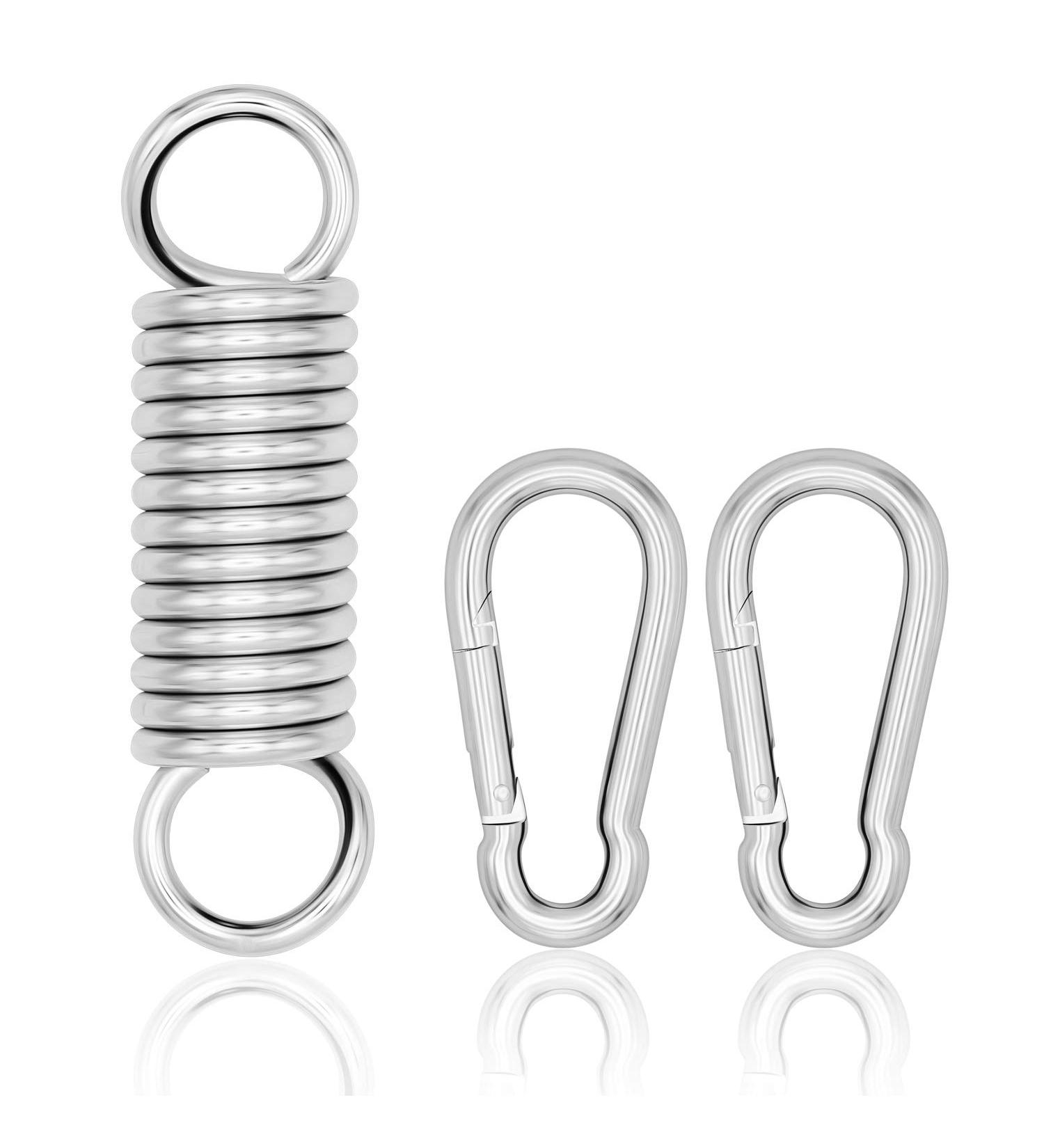 Everlar Anti Shock BoxSackfeder SET - 2 Karabiner | Quality EU Made Accessories for Sandbag & Punching Bag Suspension | 130 kg - Buy Online on GoSupps.com