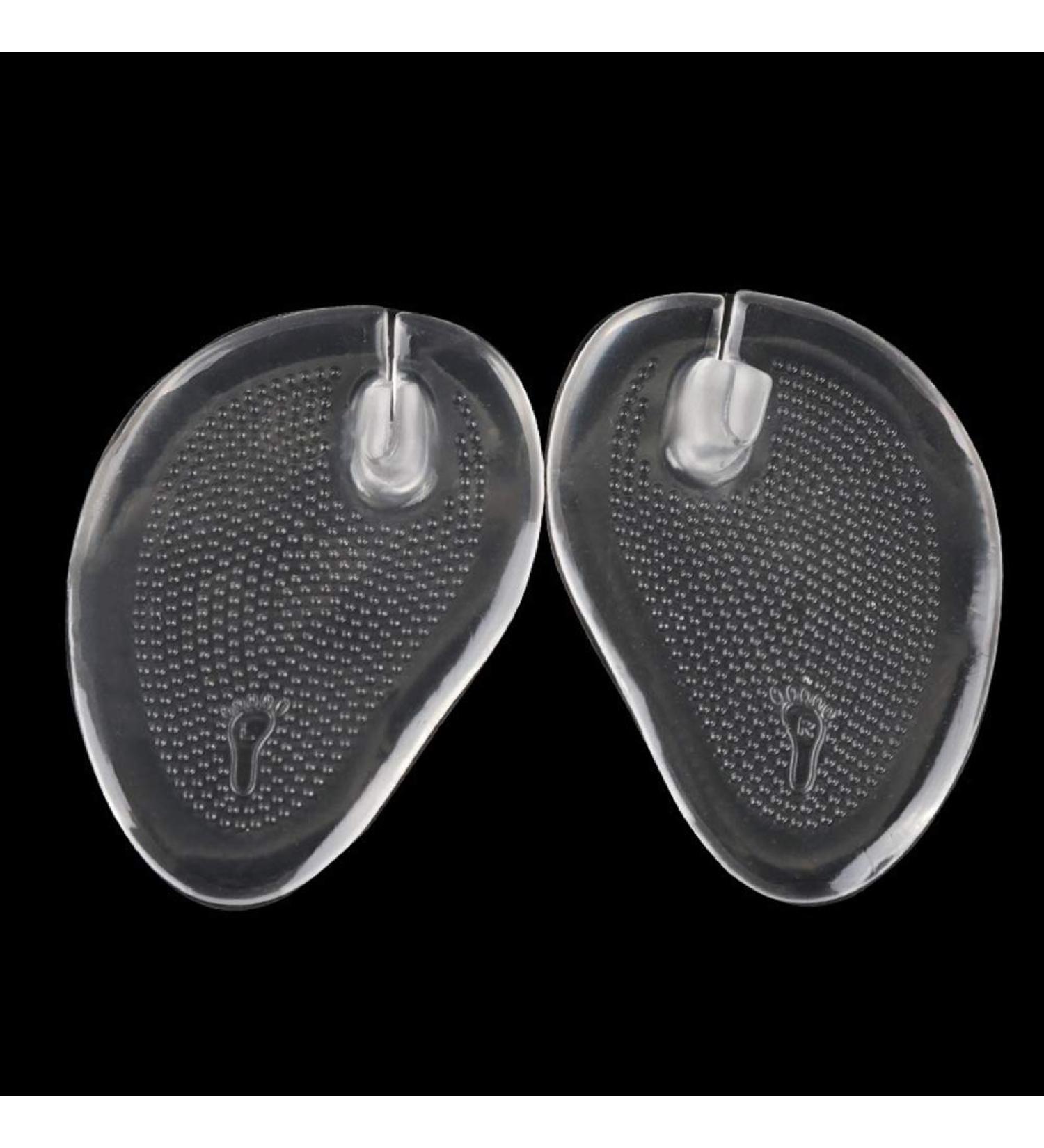 Forefoot Half Insoles - Transparent Flip-Flop Cushions for Foot Pain Relief (3 Pairs) - Buy Online on GoSupps.com